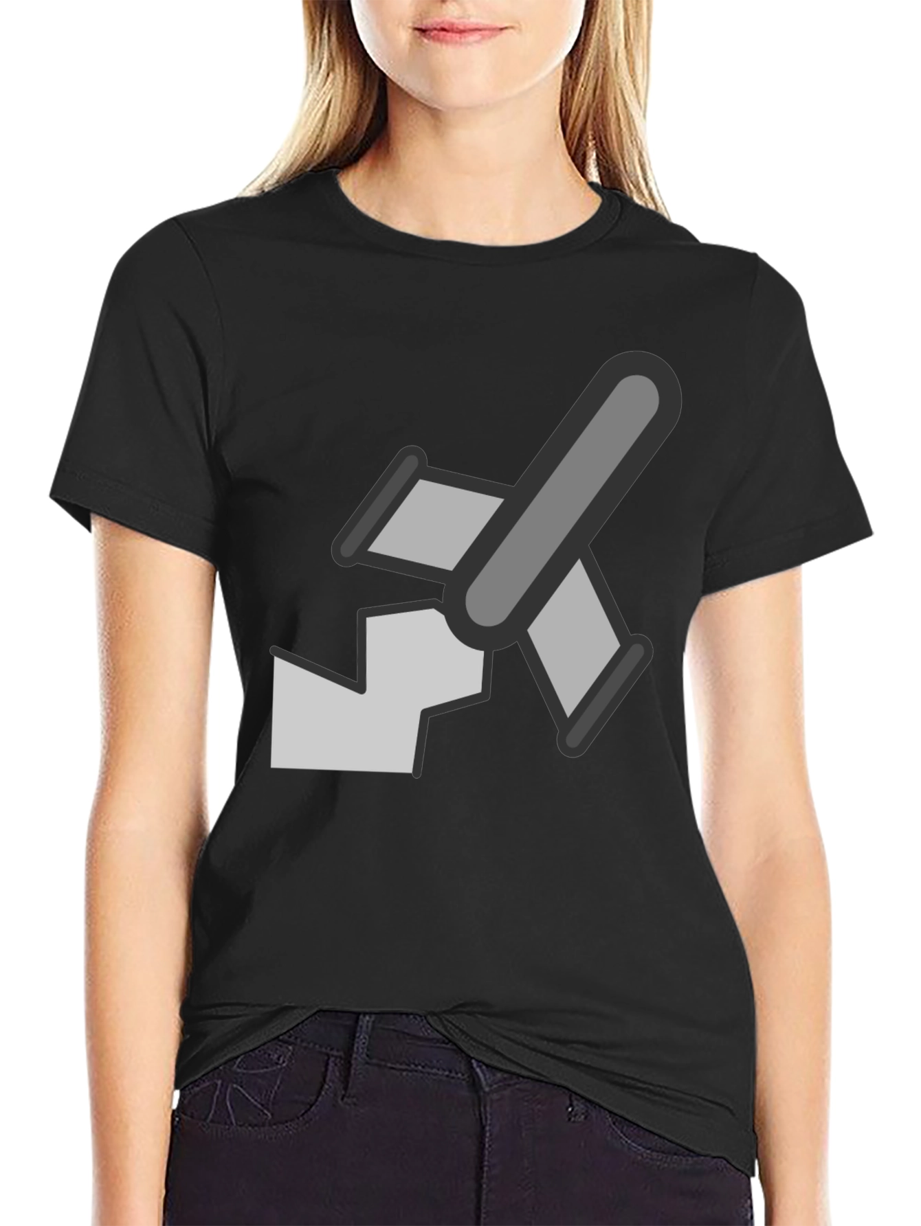 Graphic Tee - Abstract Plane Design