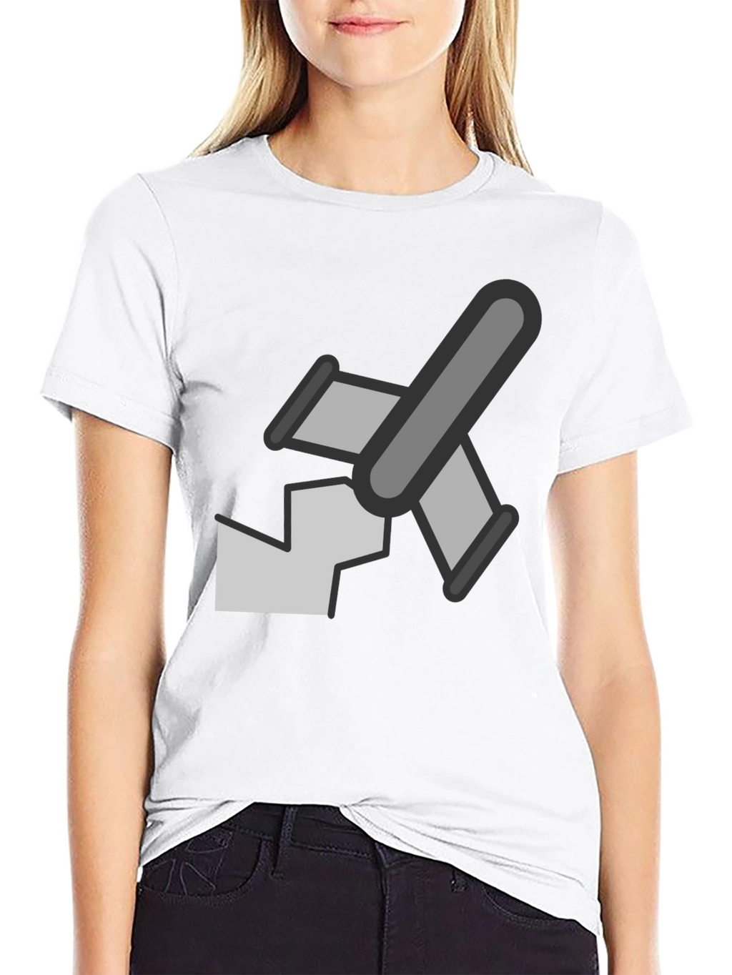 Graphic Tee - Abstract Plane Design