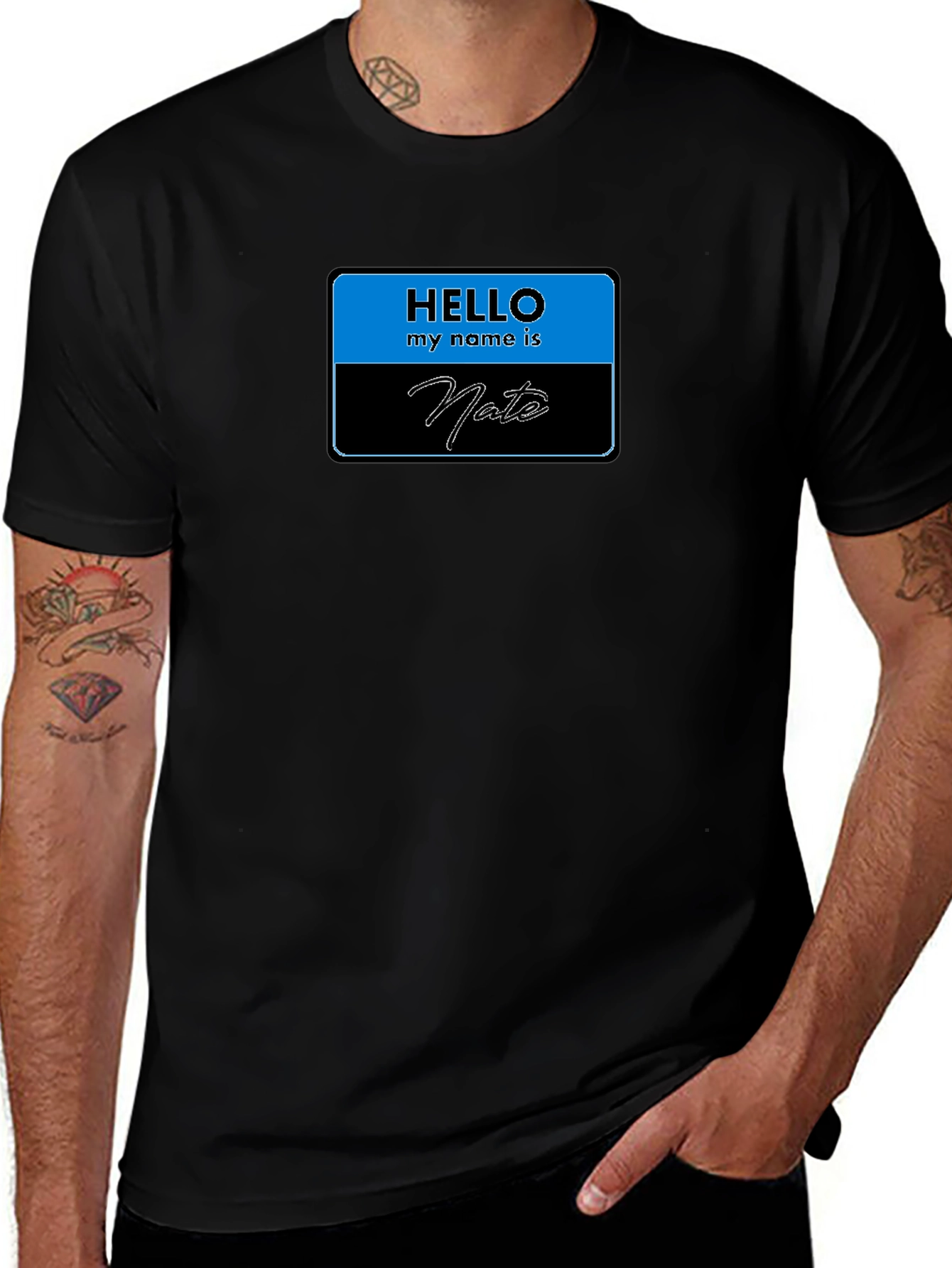 Hello My Name is Nate T-Shirt