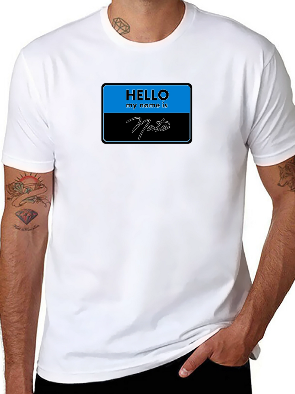 Hello My Name is Nate T-Shirt