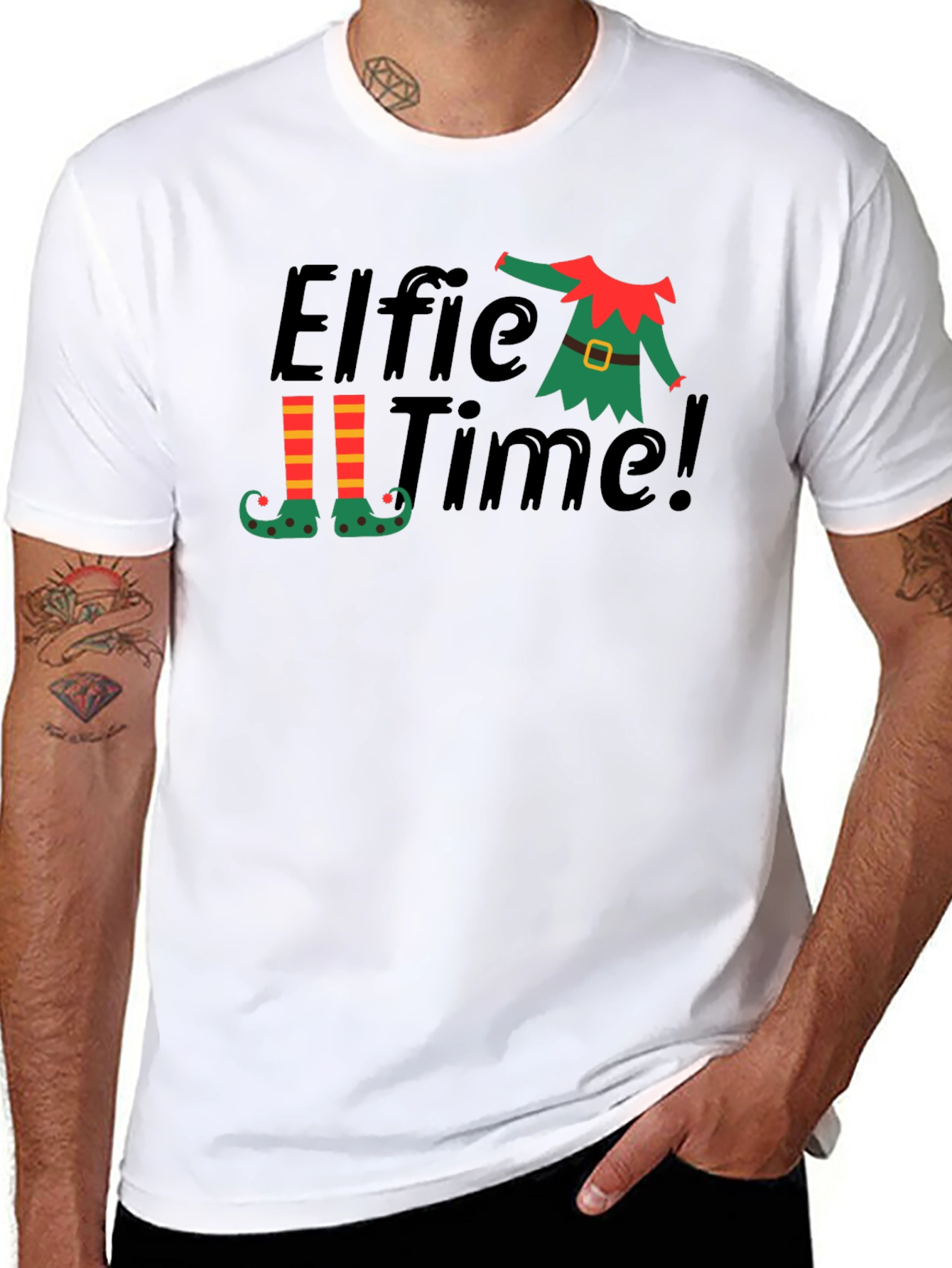 Elfie Time Christmas T-Shirt
