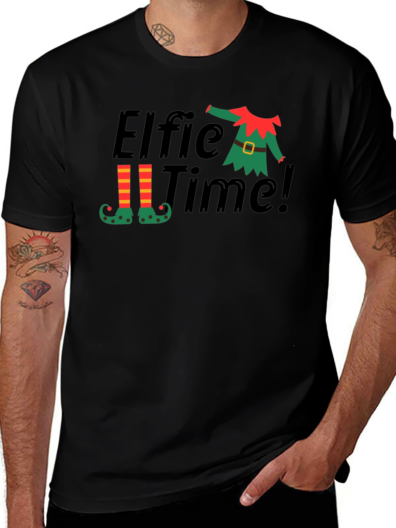 Elfie Time Christmas T-Shirt