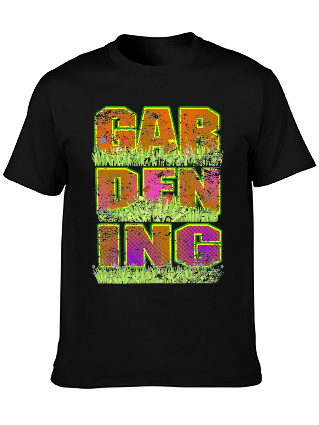 Gardening Graphic T-Shirt - Mens Black Tee