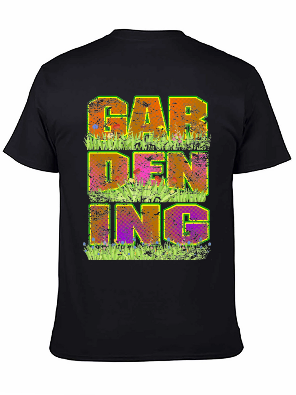 Gardening Graphic T-Shirt - Mens Black Tee