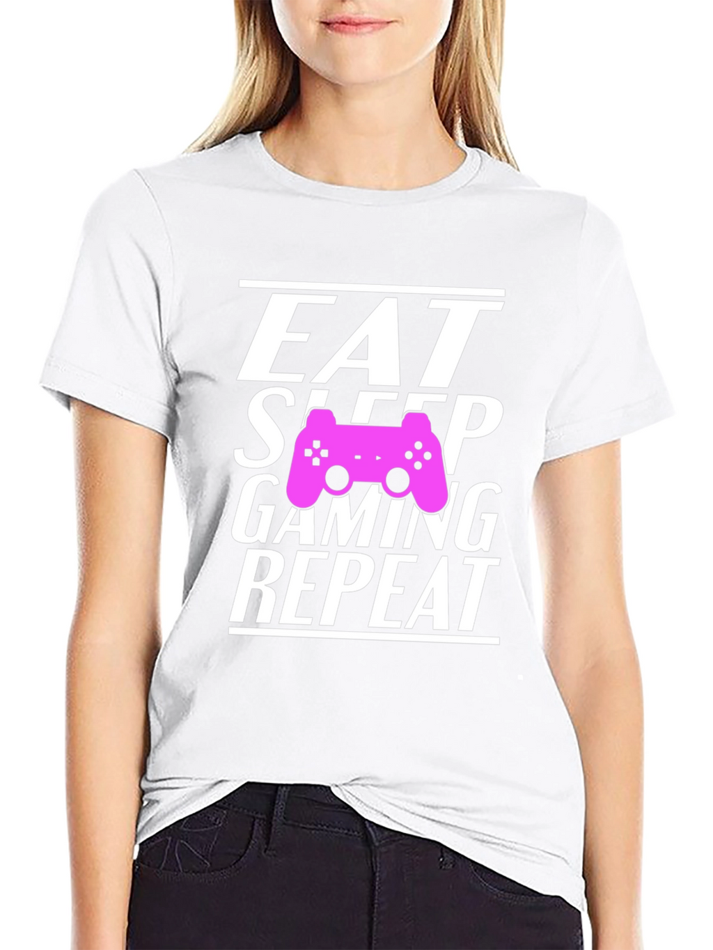 Eat Sleep Gaming Repeat Gamer T-Shirt