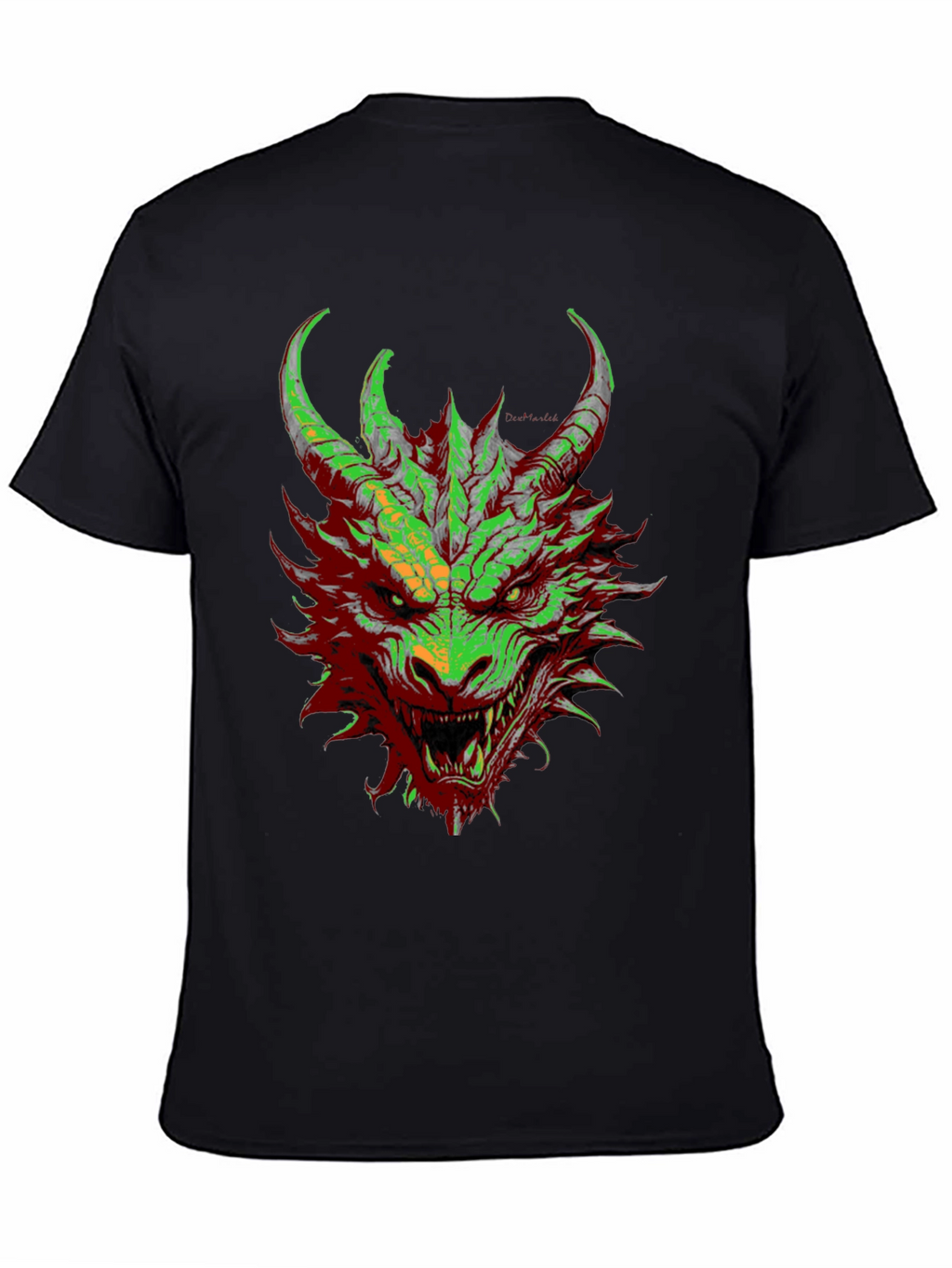Dragon Graphic Tee - Mens Black T-Shirt