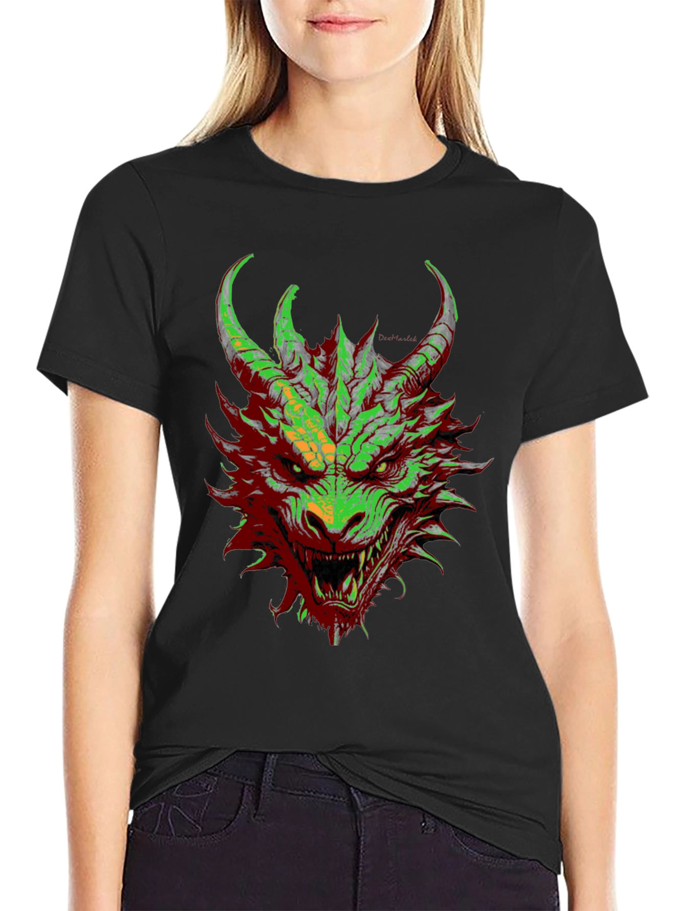 Dragon Graphic Tee - Mens Black T-Shirt