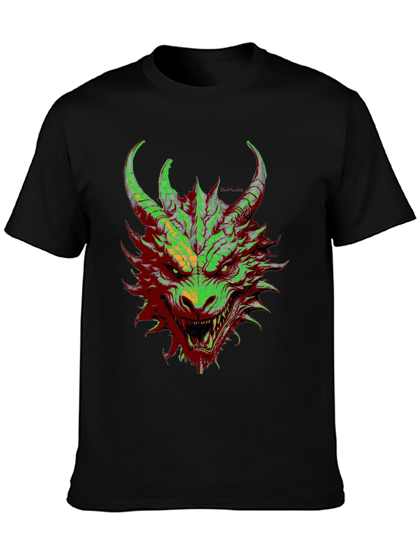 Dragon Graphic Tee - Mens Black T-Shirt