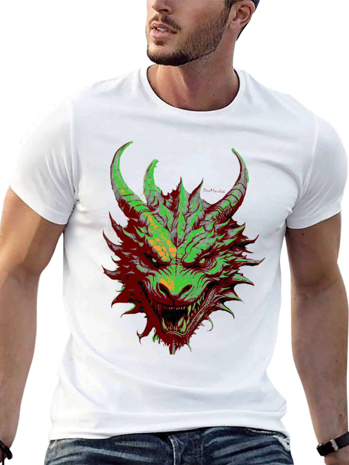Dragon Graphic Tee - Mens Black T-Shirt