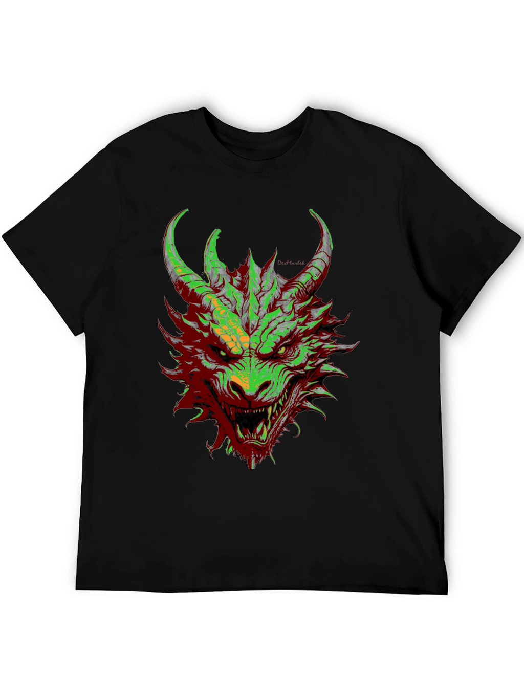 Dragon Graphic Tee - Mens Black T-Shirt