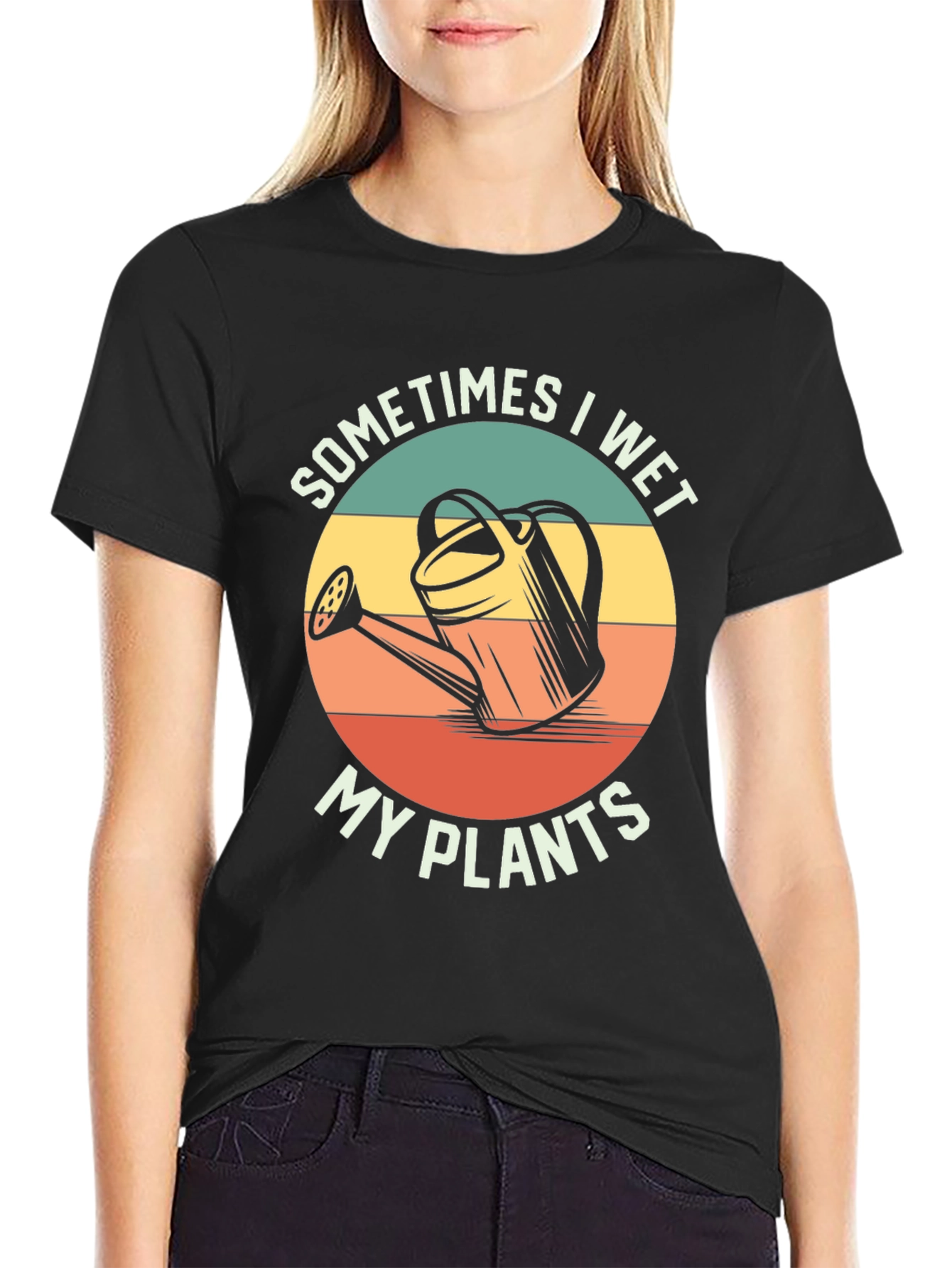 Funny Gardening T-Shirt - Sometimes I Wet My Plants