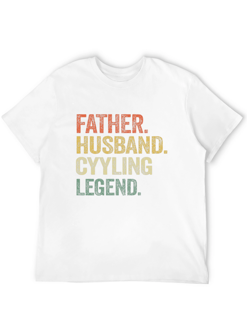Father Husband Cycling Legend Graphic T-Shirt