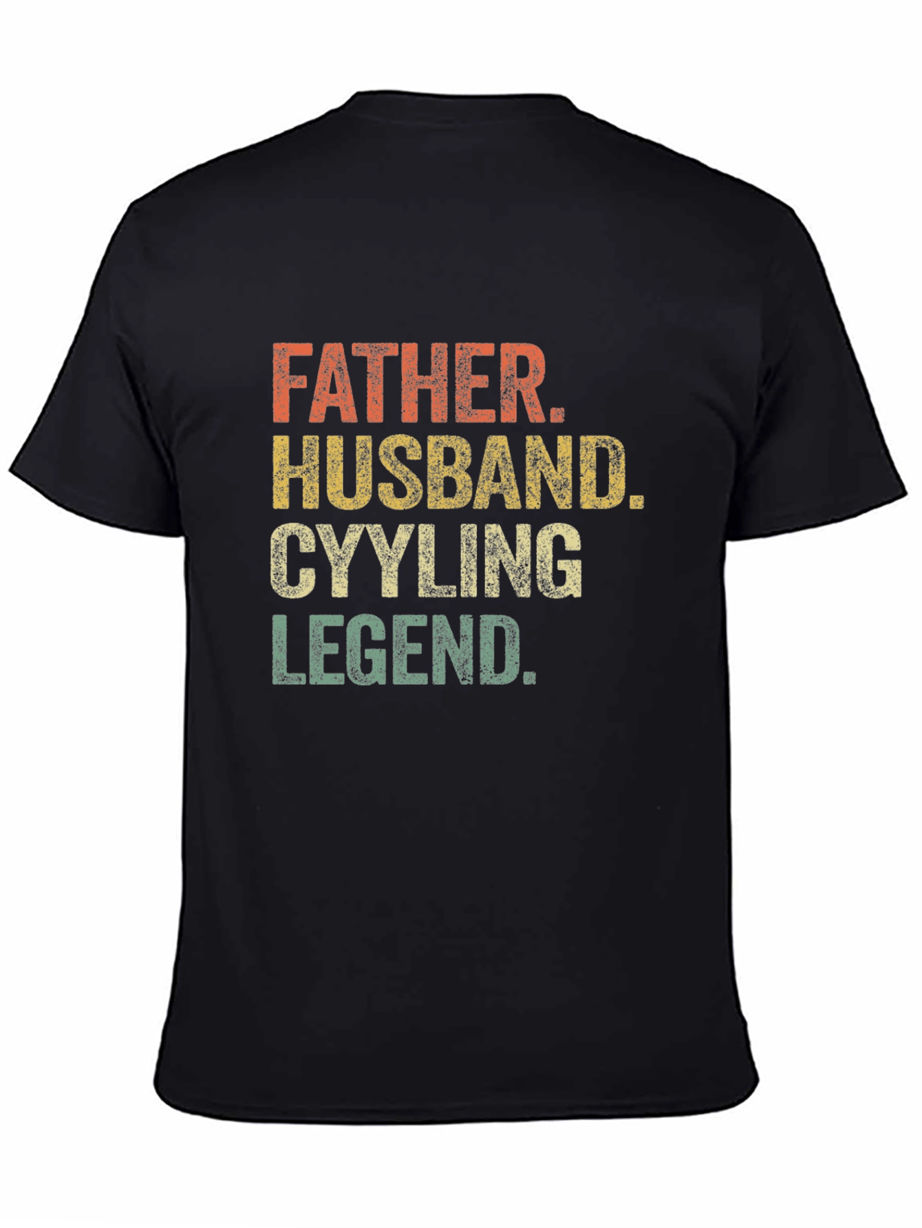 Father Husband Cycling Legend Graphic T-Shirt
