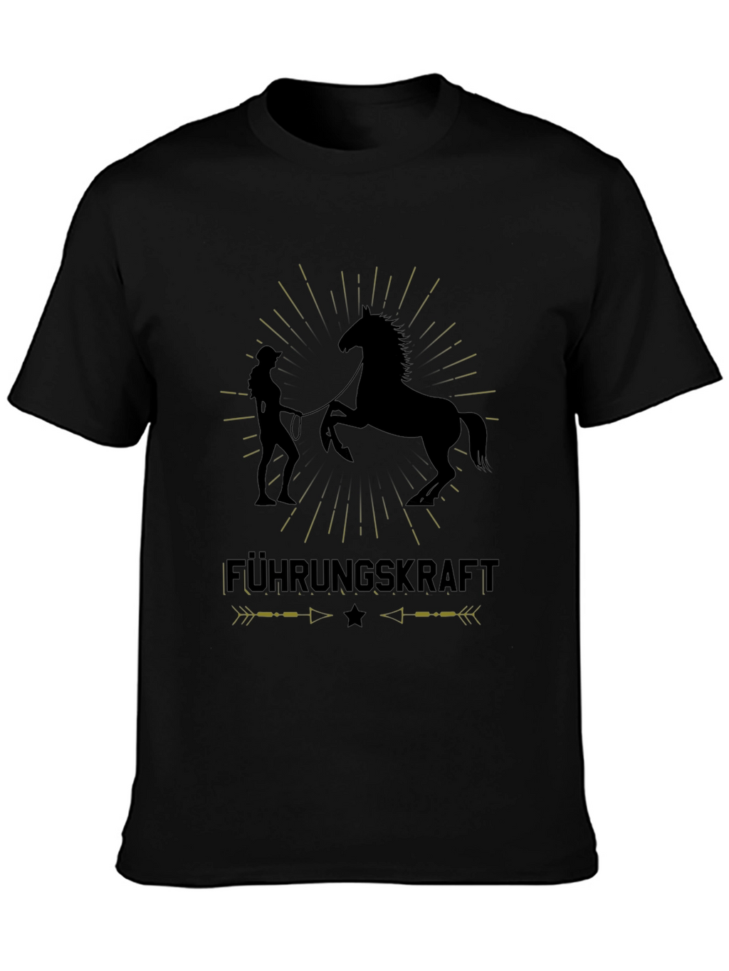 Führungskraft Horse T-Shirt: Equestrian Leadership Tee