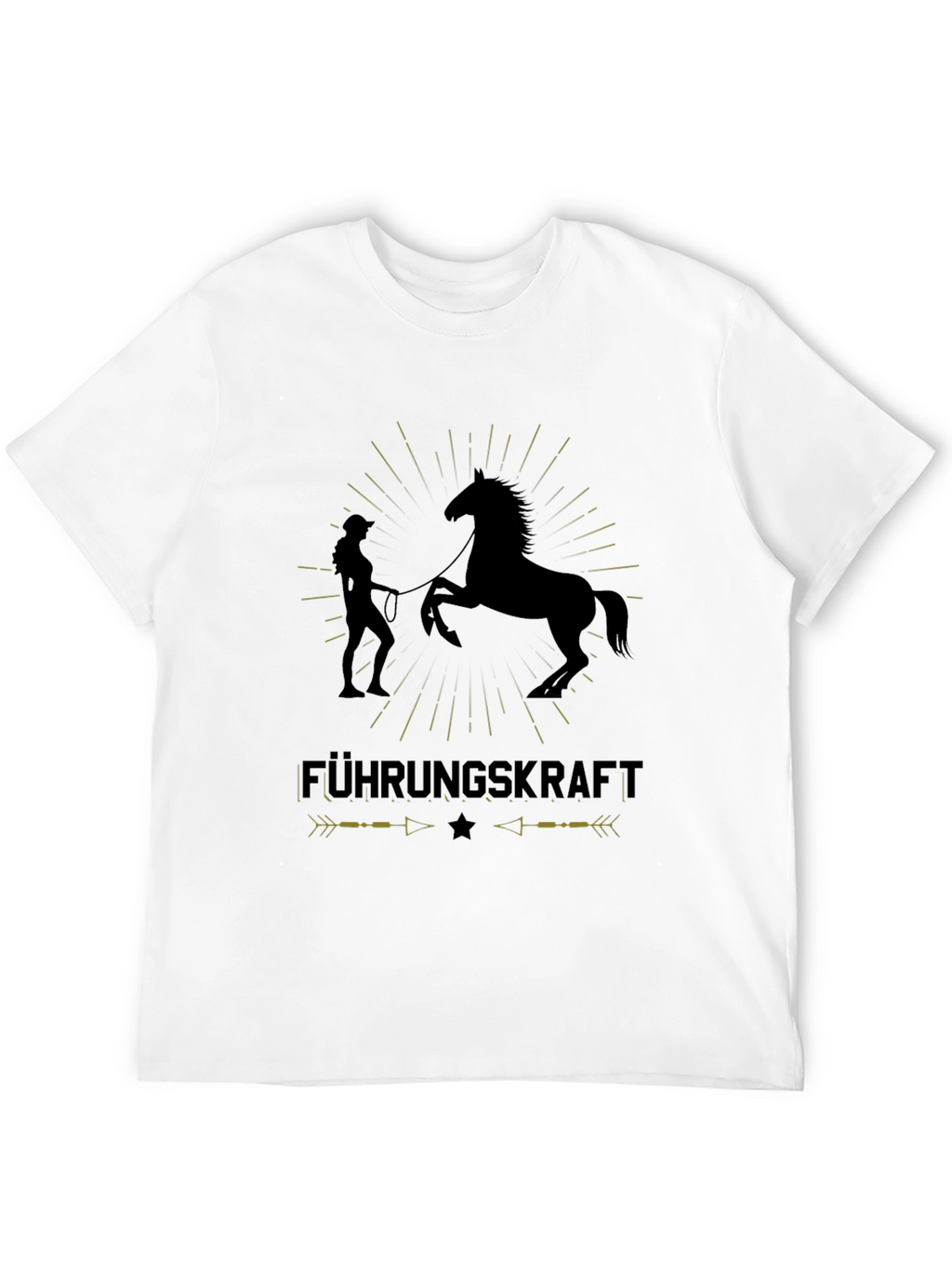 Führungskraft Horse T-Shirt: Equestrian Leadership Tee