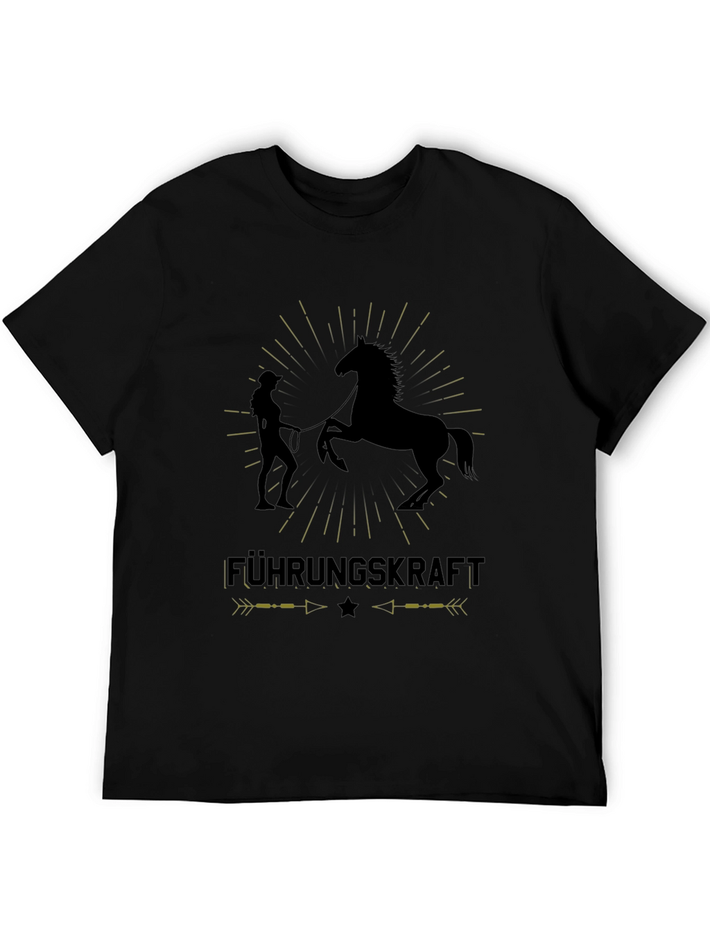 Führungskraft Horse T-Shirt: Equestrian Leadership Tee