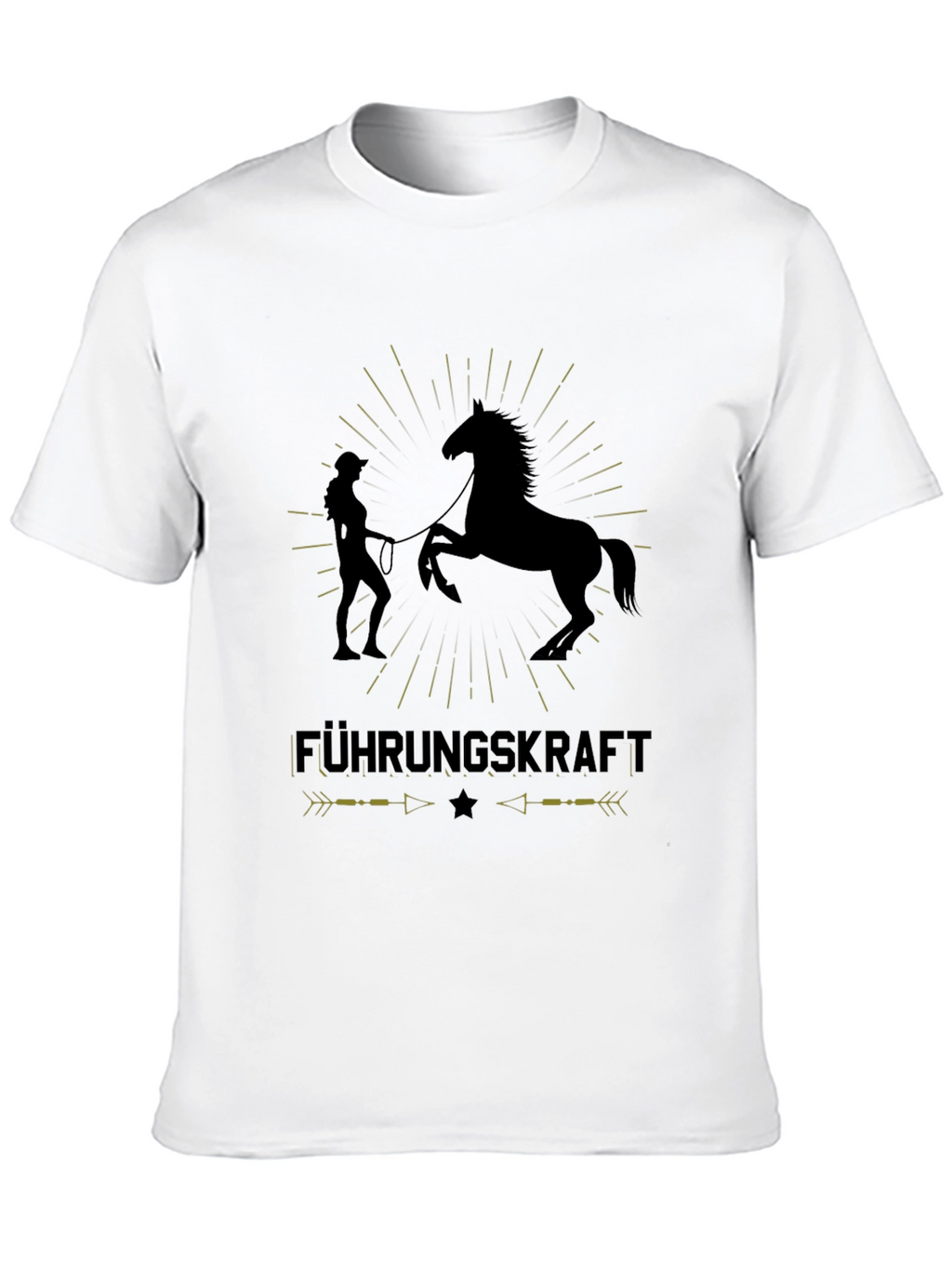 Führungskraft Horse T-Shirt: Equestrian Leadership Tee