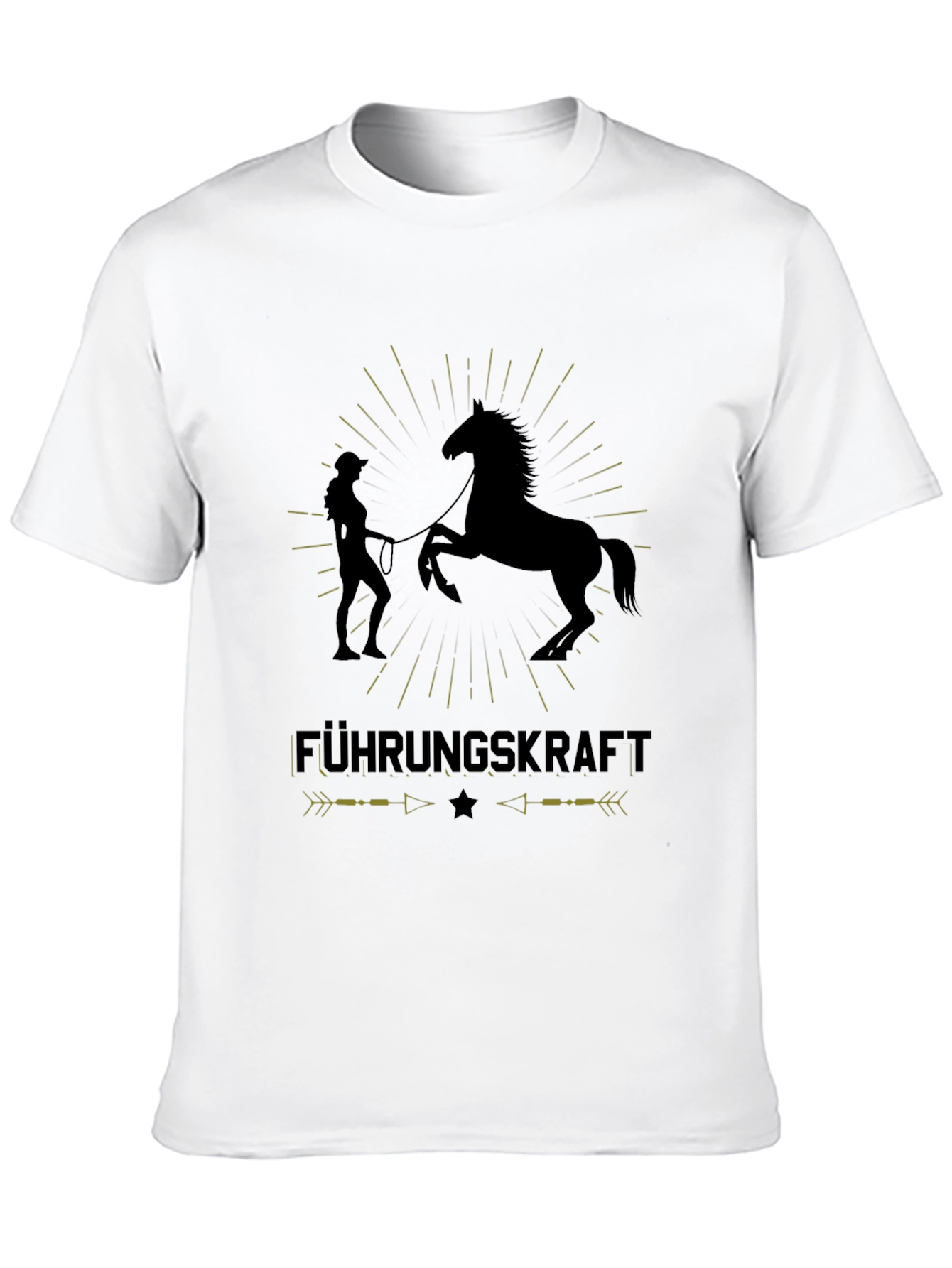 Führungskraft Horse T-Shirt: Equestrian Leadership Tee