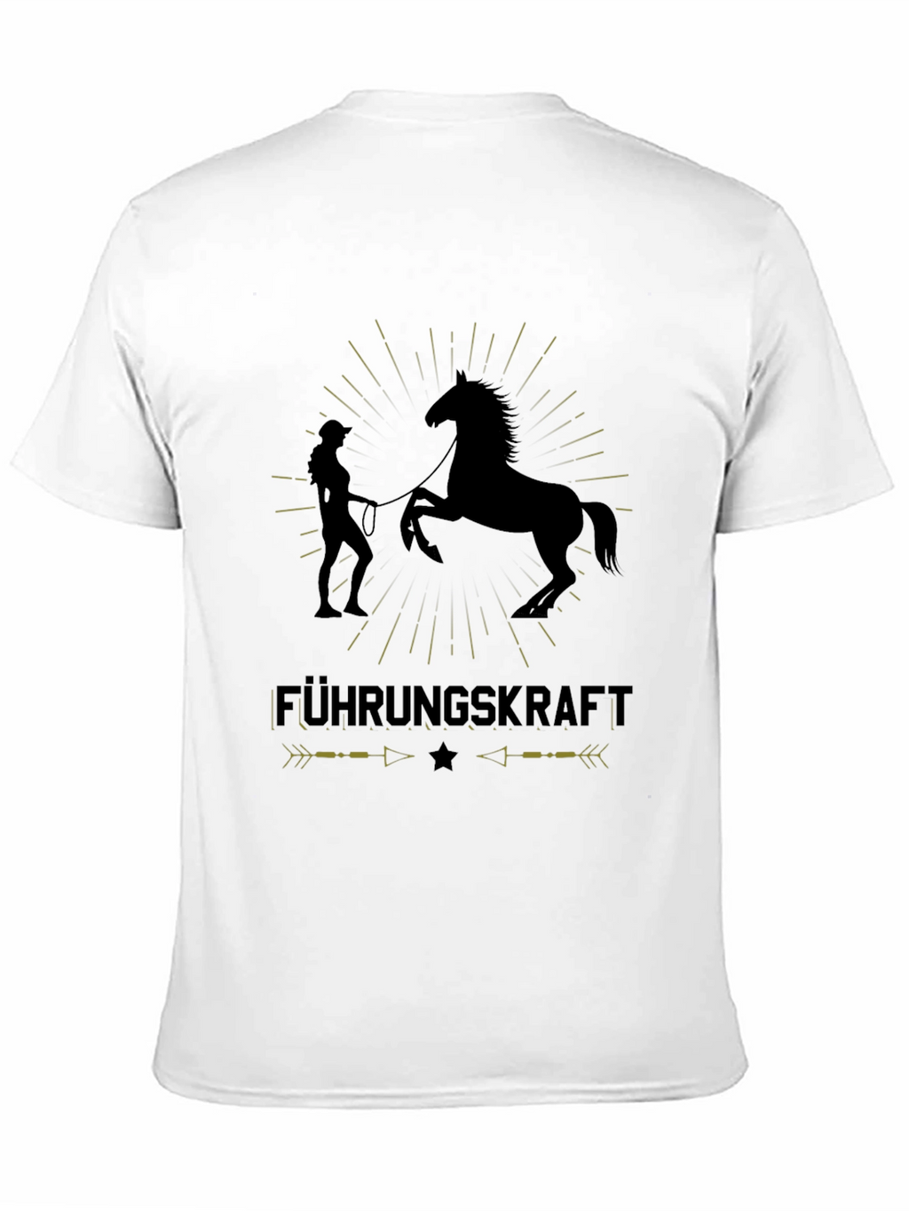 Führungskraft Horse T-Shirt: Equestrian Leadership Tee
