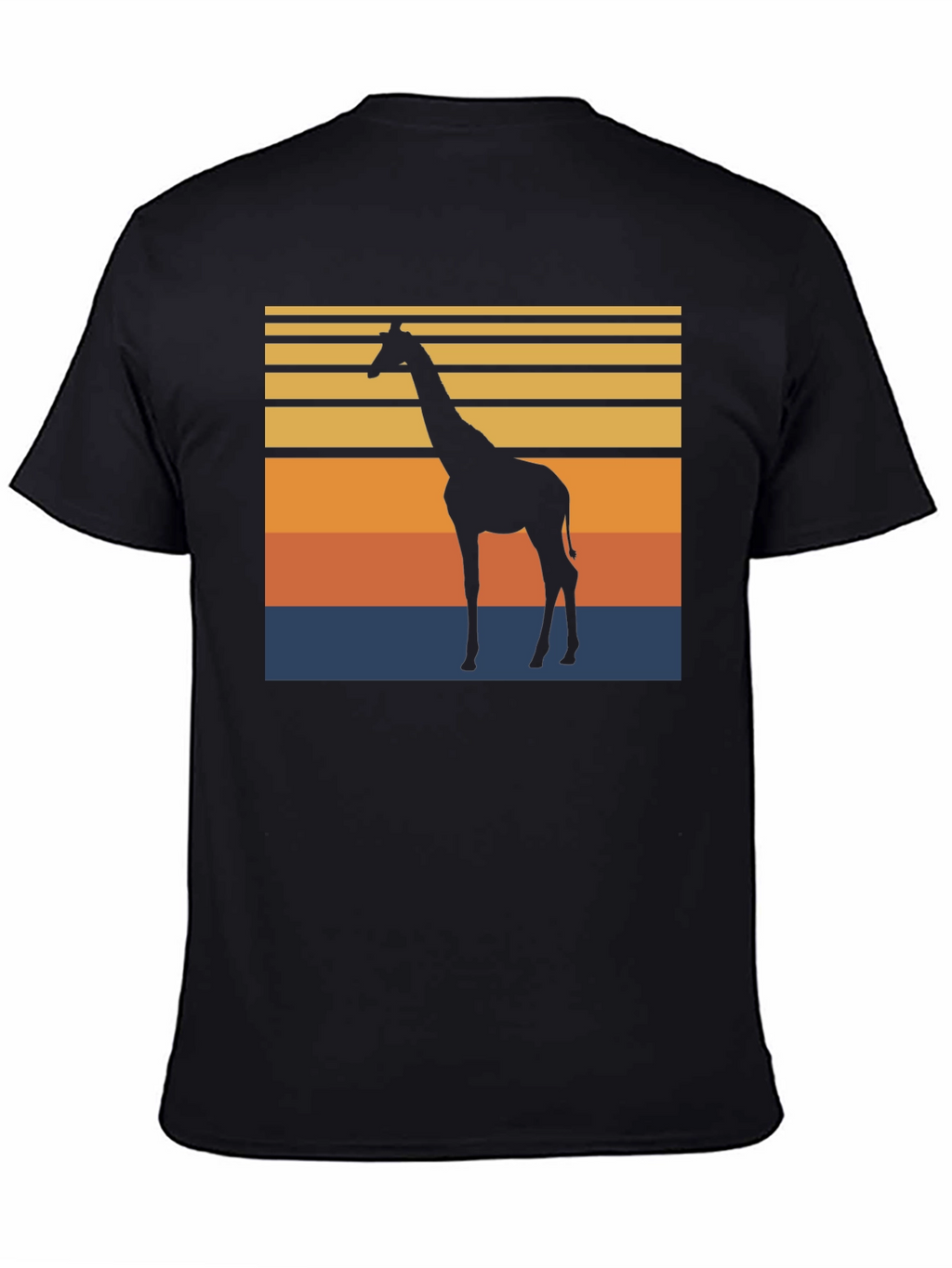 Giraffe Sunset Graphic Tee