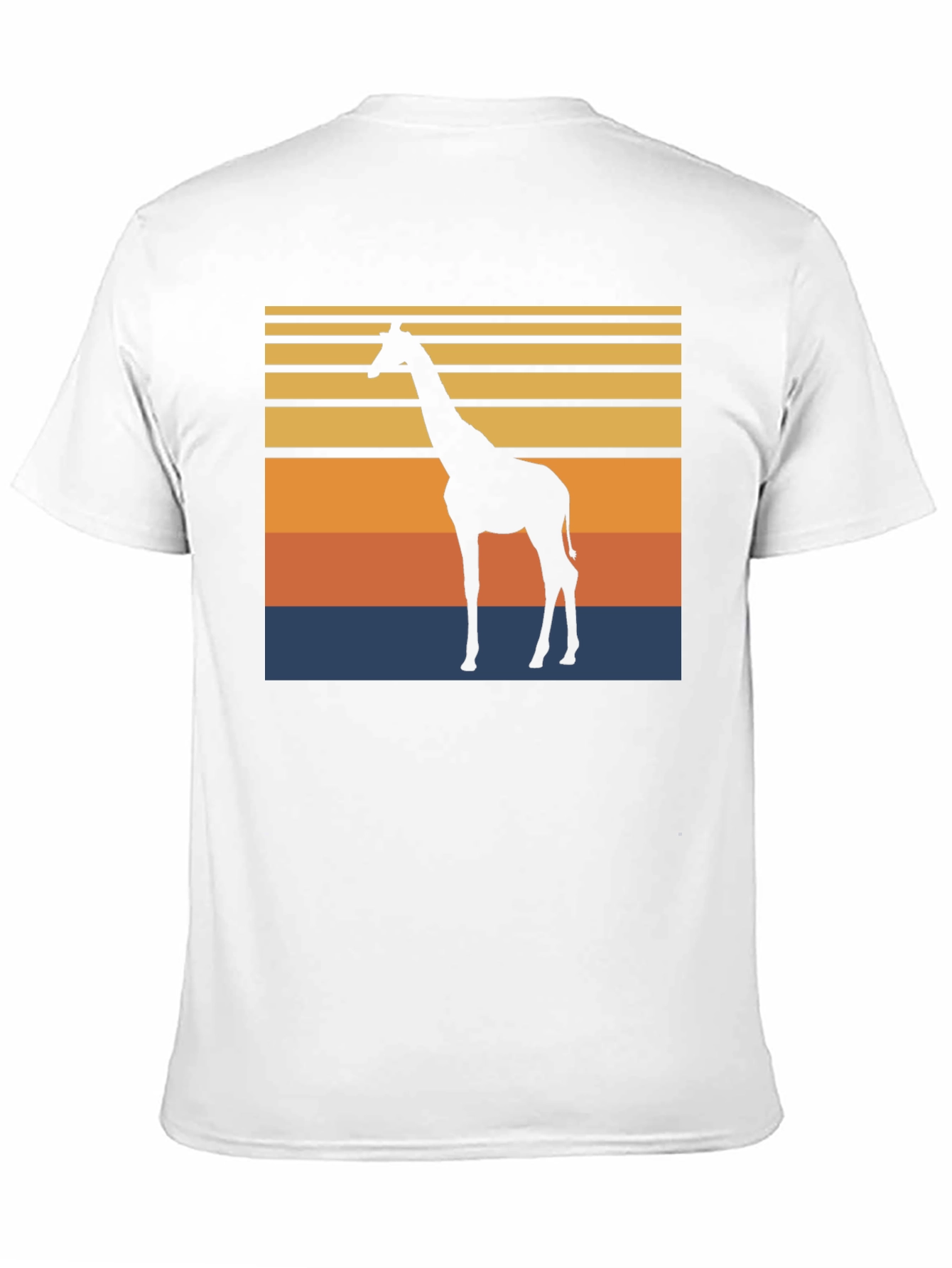 Giraffe Sunset Graphic Tee