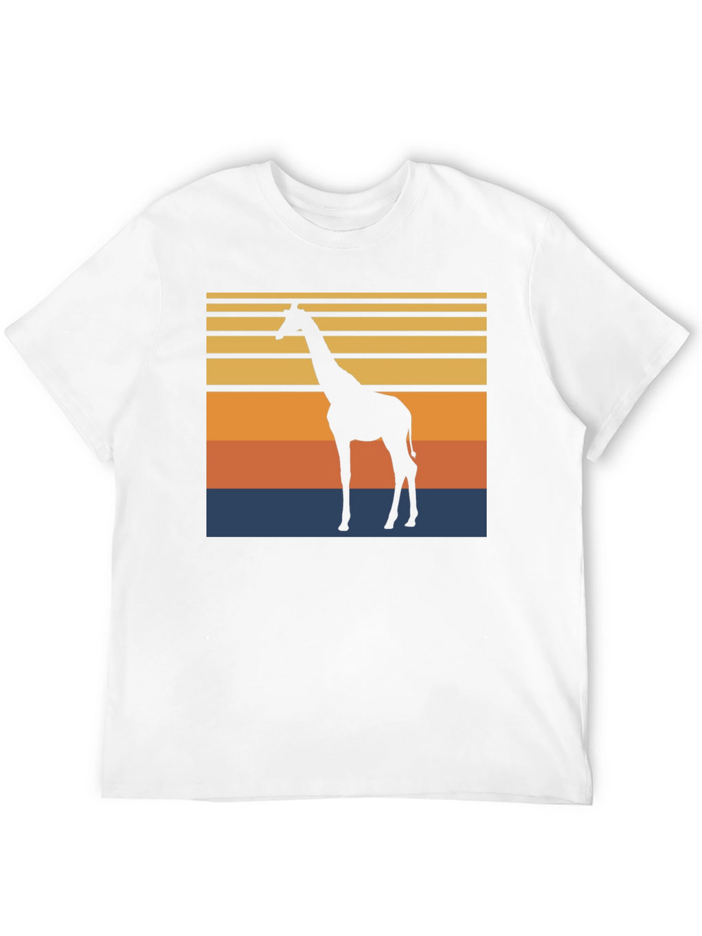 Giraffe Sunset Graphic Tee