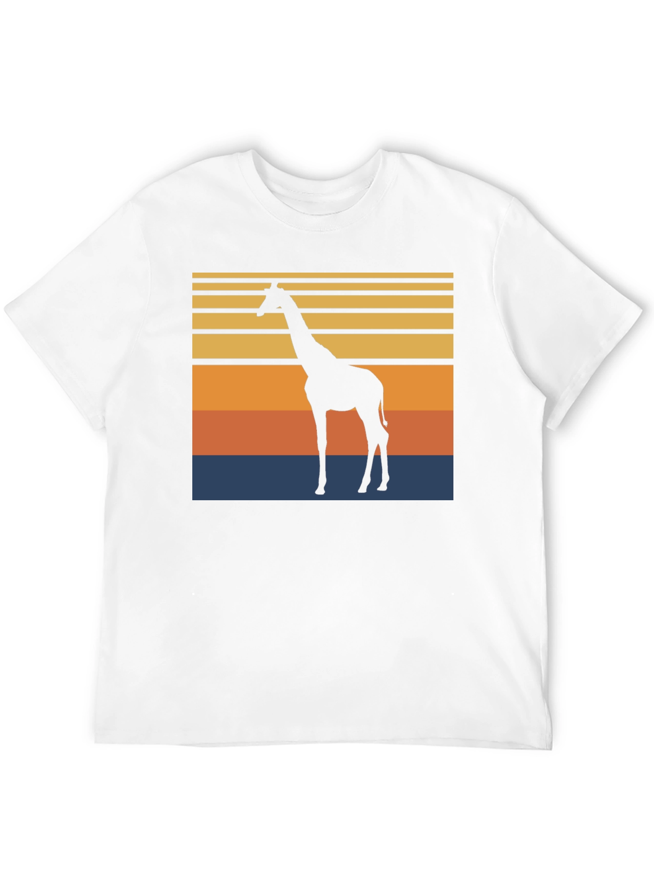 Giraffe Sunset Graphic Tee