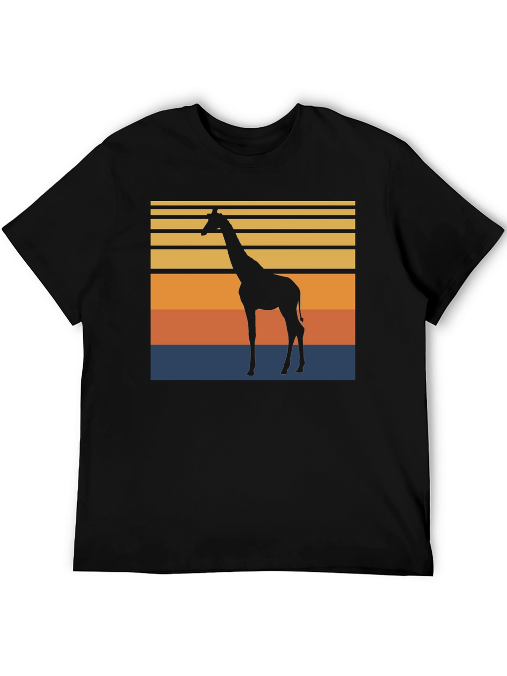 Giraffe Sunset Graphic Tee