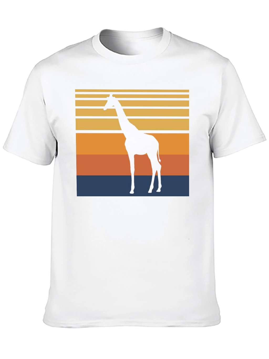 Giraffe Sunset Graphic Tee