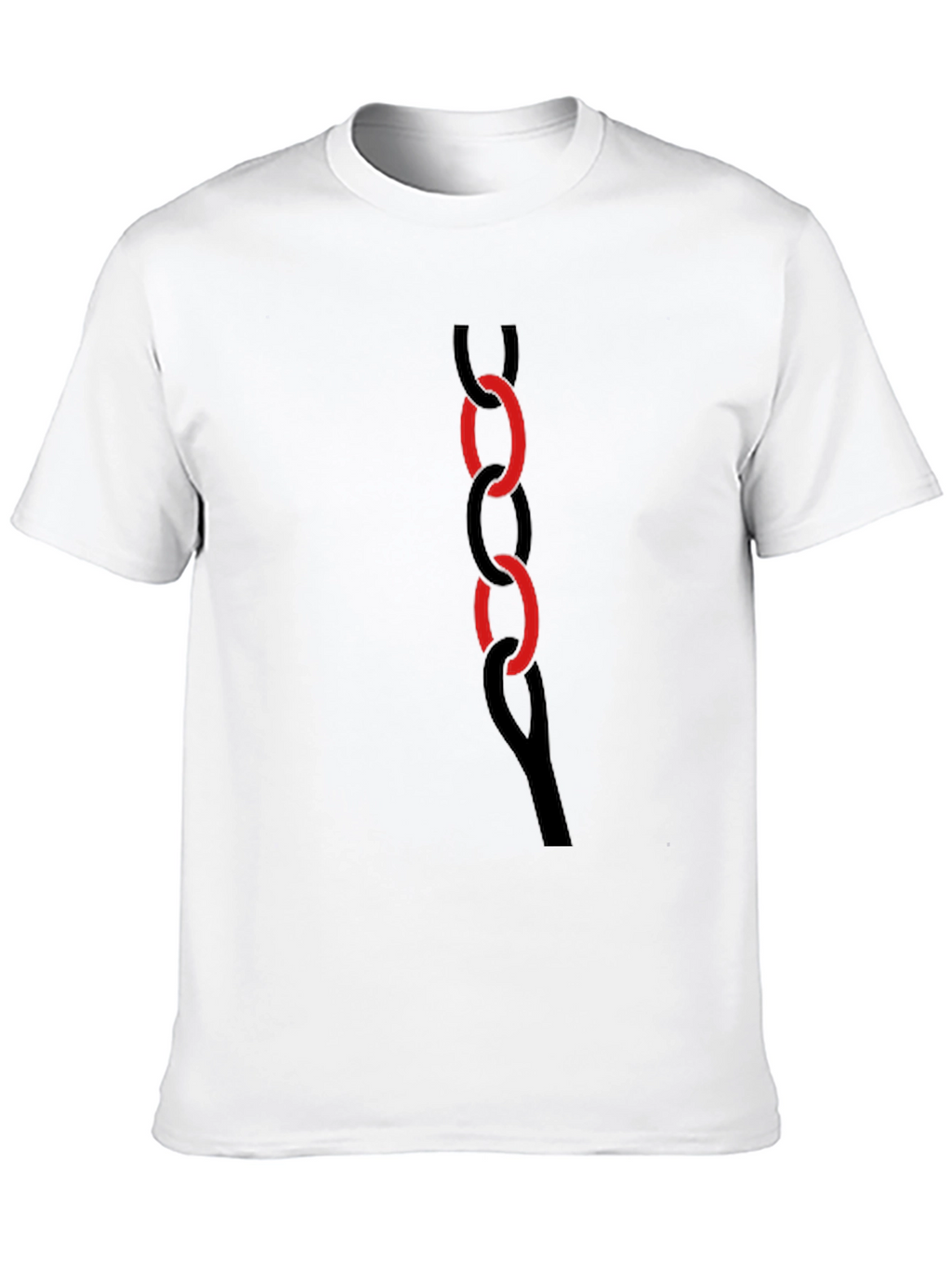 Black Chain Link Graphic Tee