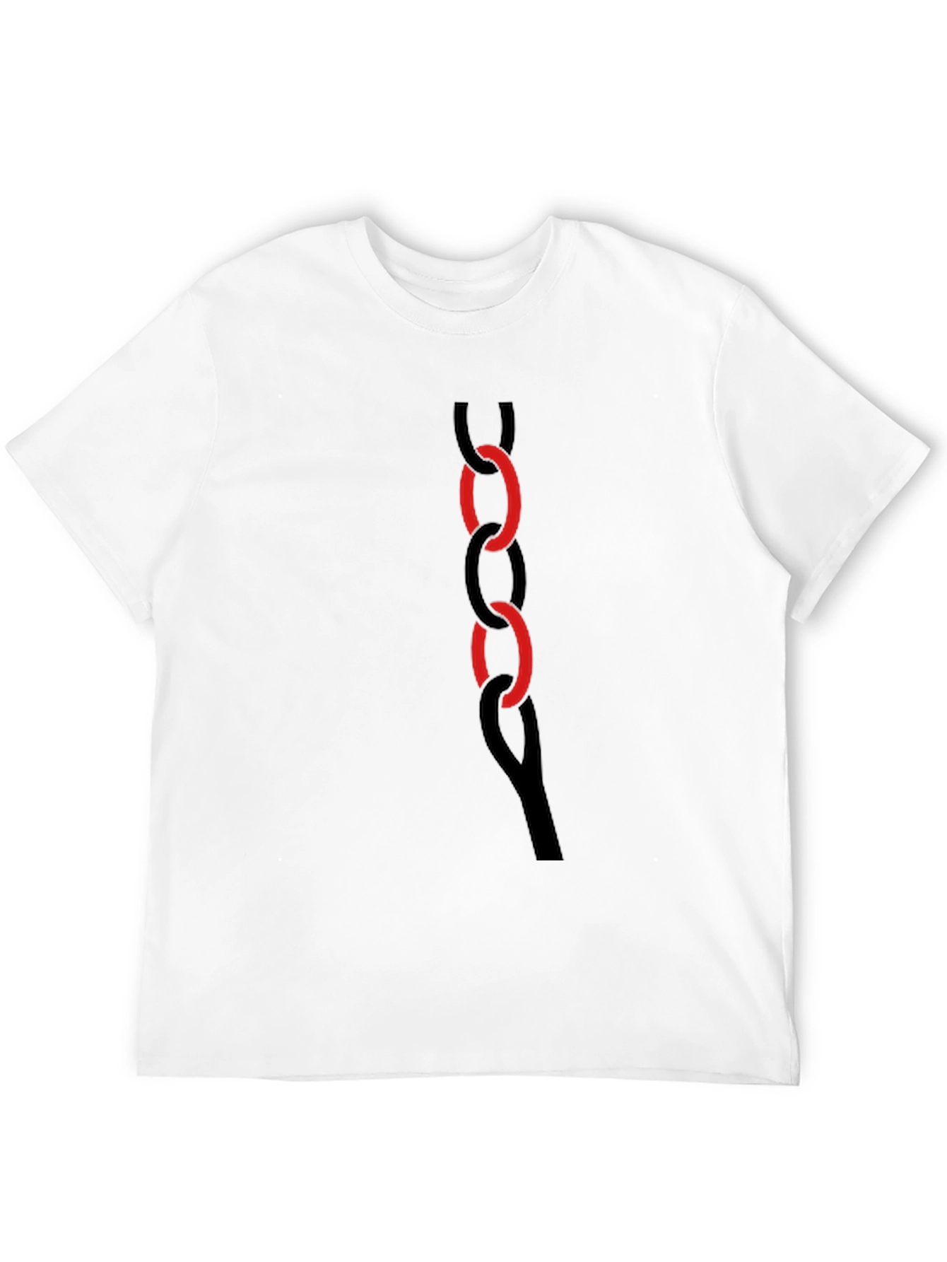 Black Chain Link Graphic Tee