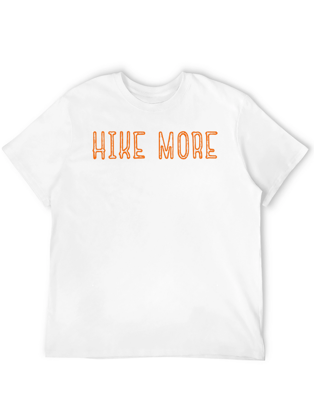 Hike More Black Cotton Graphic Tee