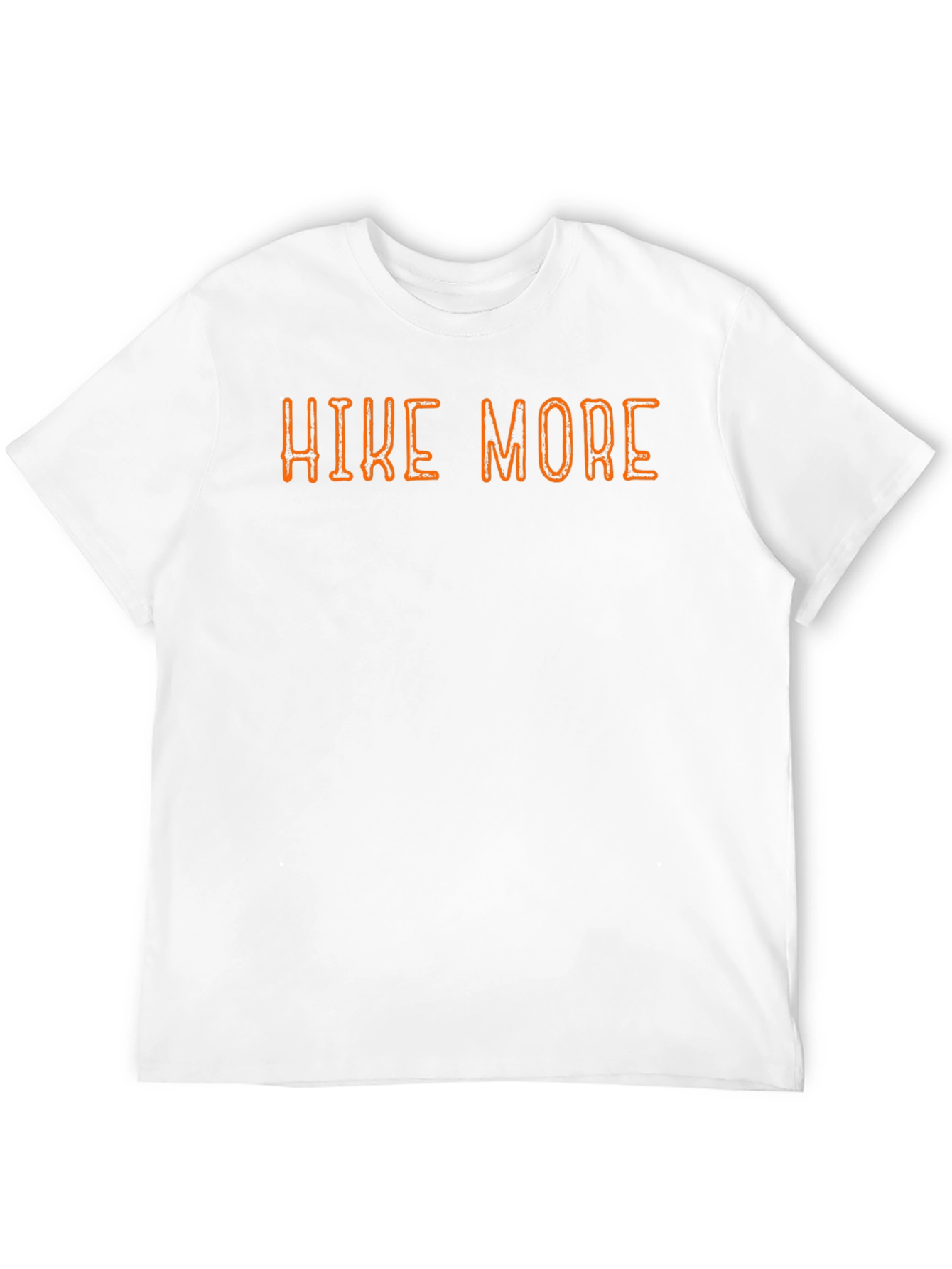Hike More Black Cotton Graphic Tee