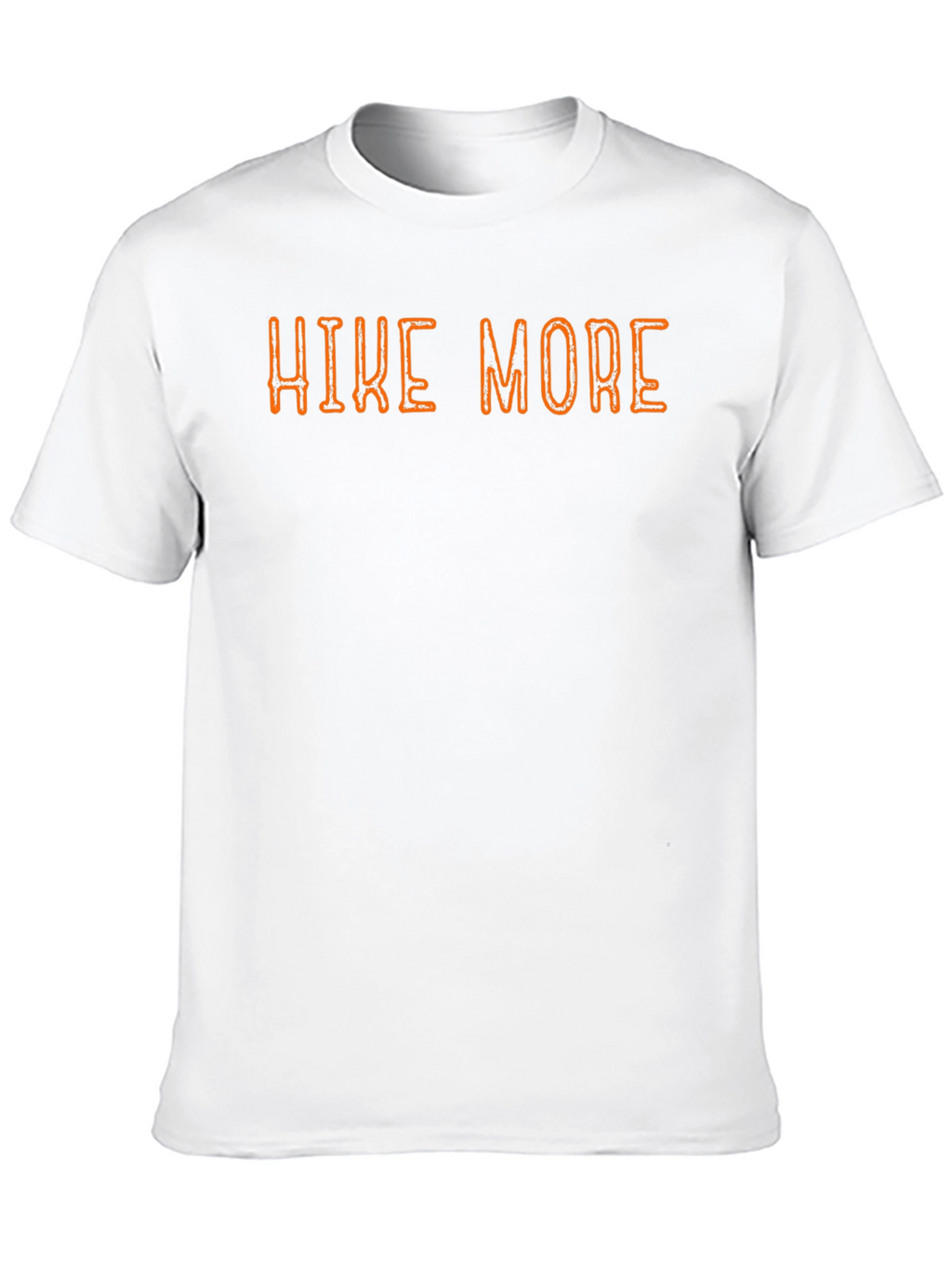 Hike More Black Cotton Graphic Tee