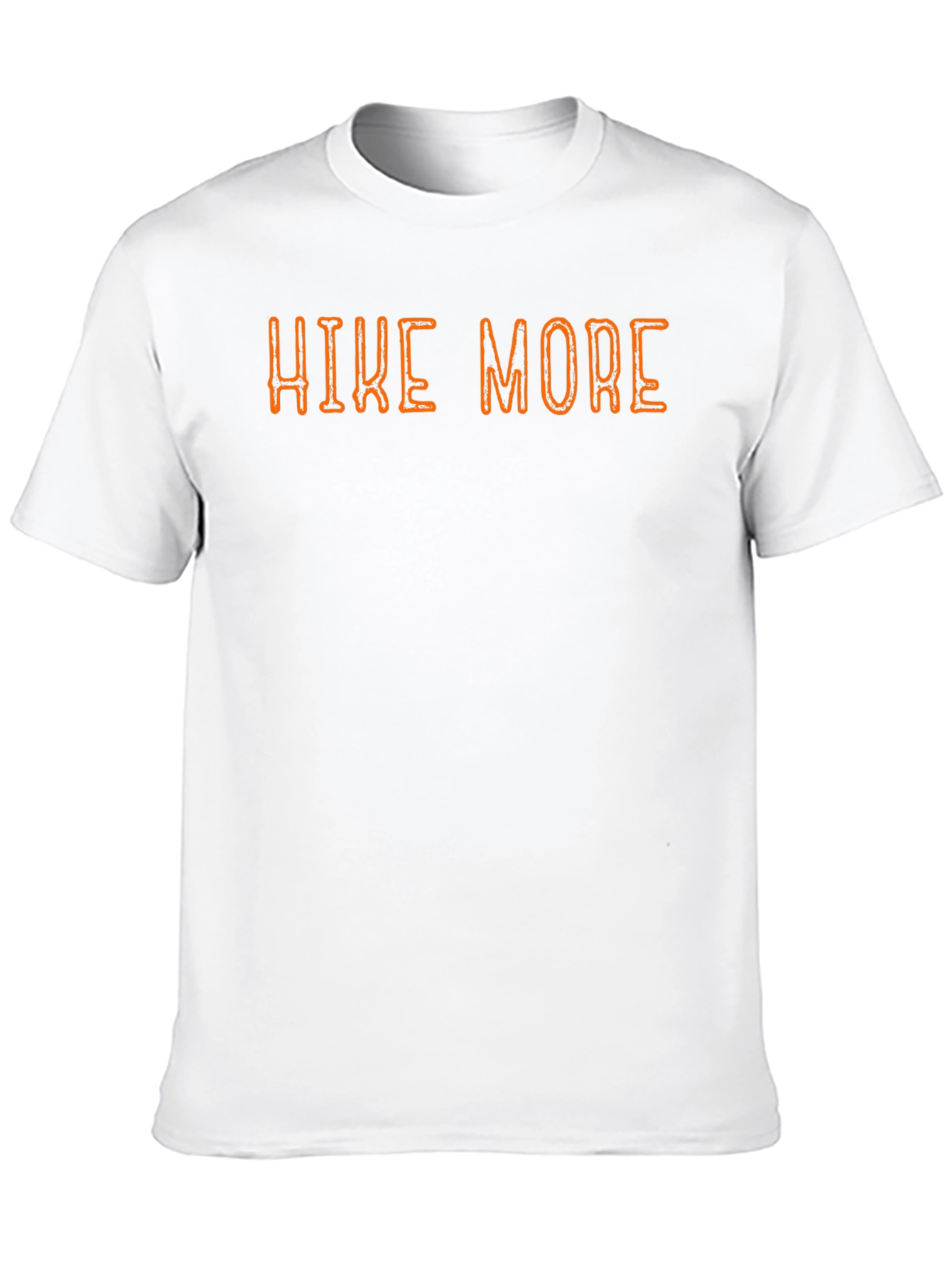 Hike More Black Cotton Graphic Tee