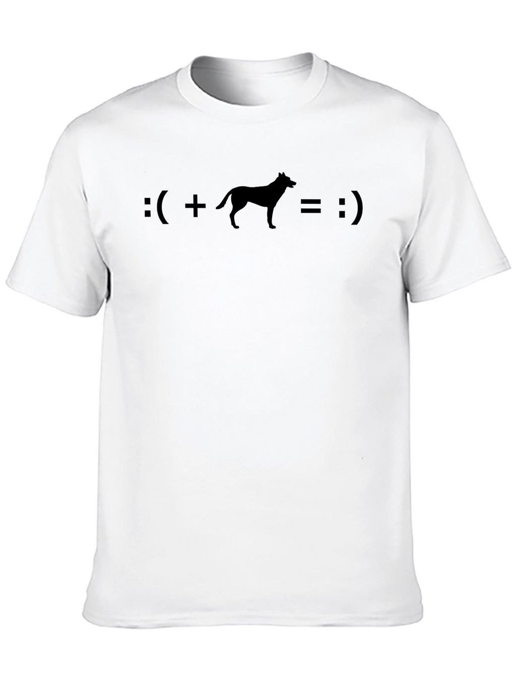 Dog Equals Happiness Graphic Tee