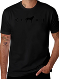 Dog Equals Happiness Graphic Tee