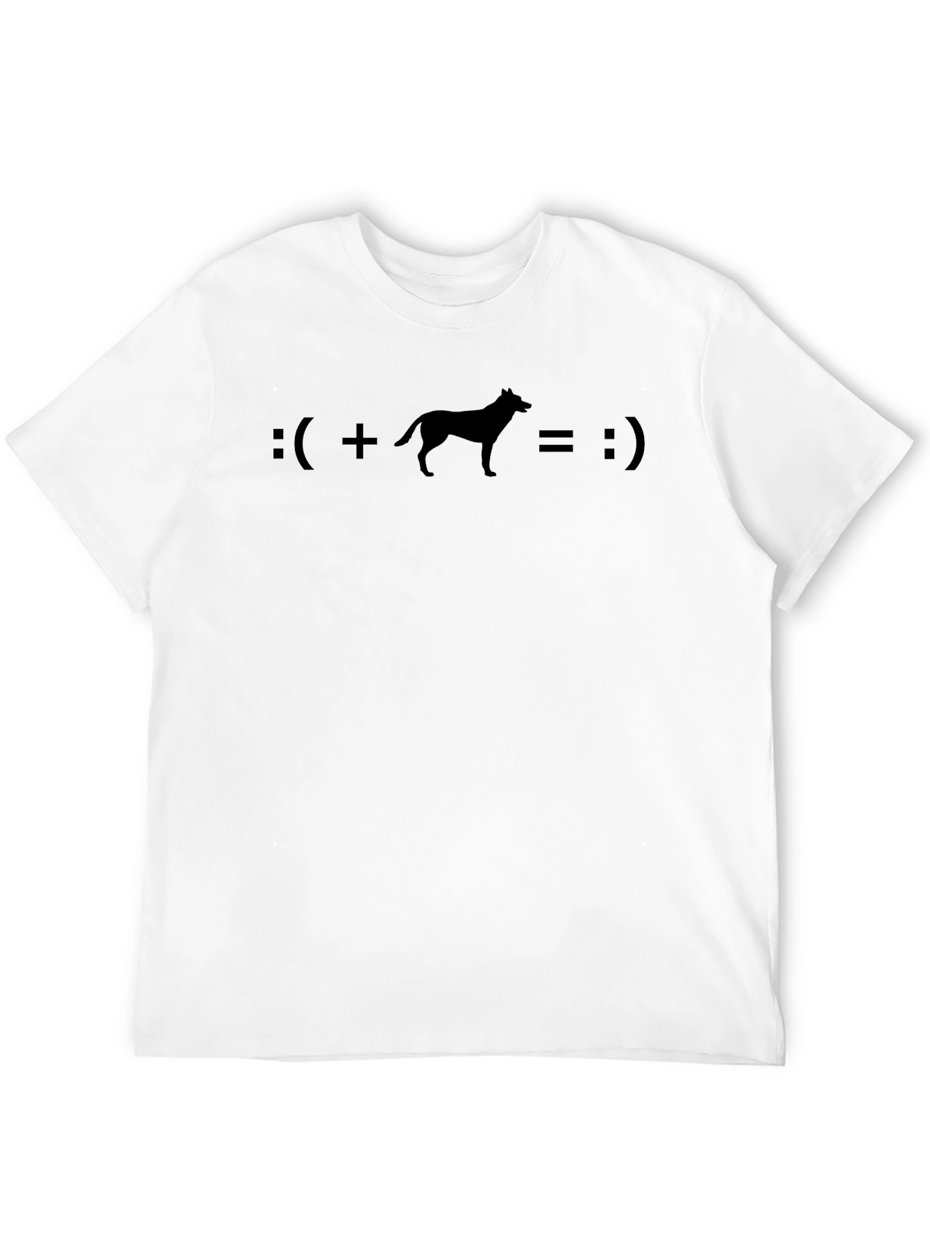Dog Equals Happiness Graphic Tee