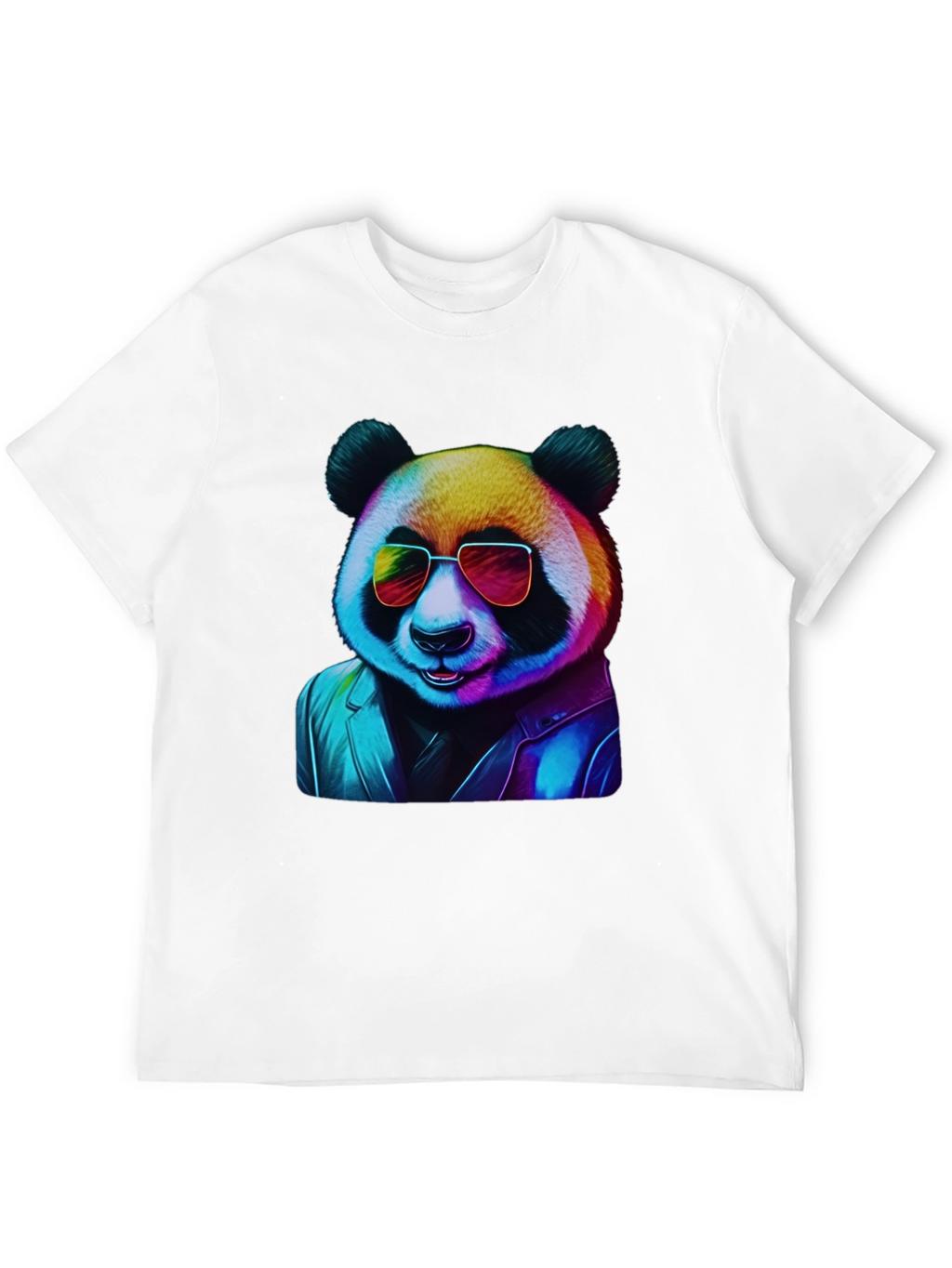 Cool Panda Graphic Tee - Black T-Shirt