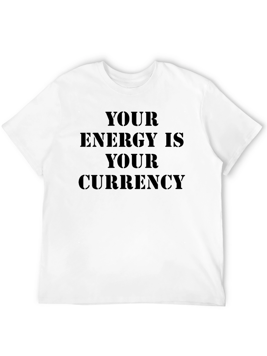 Energy Currency Black Graphic Tee