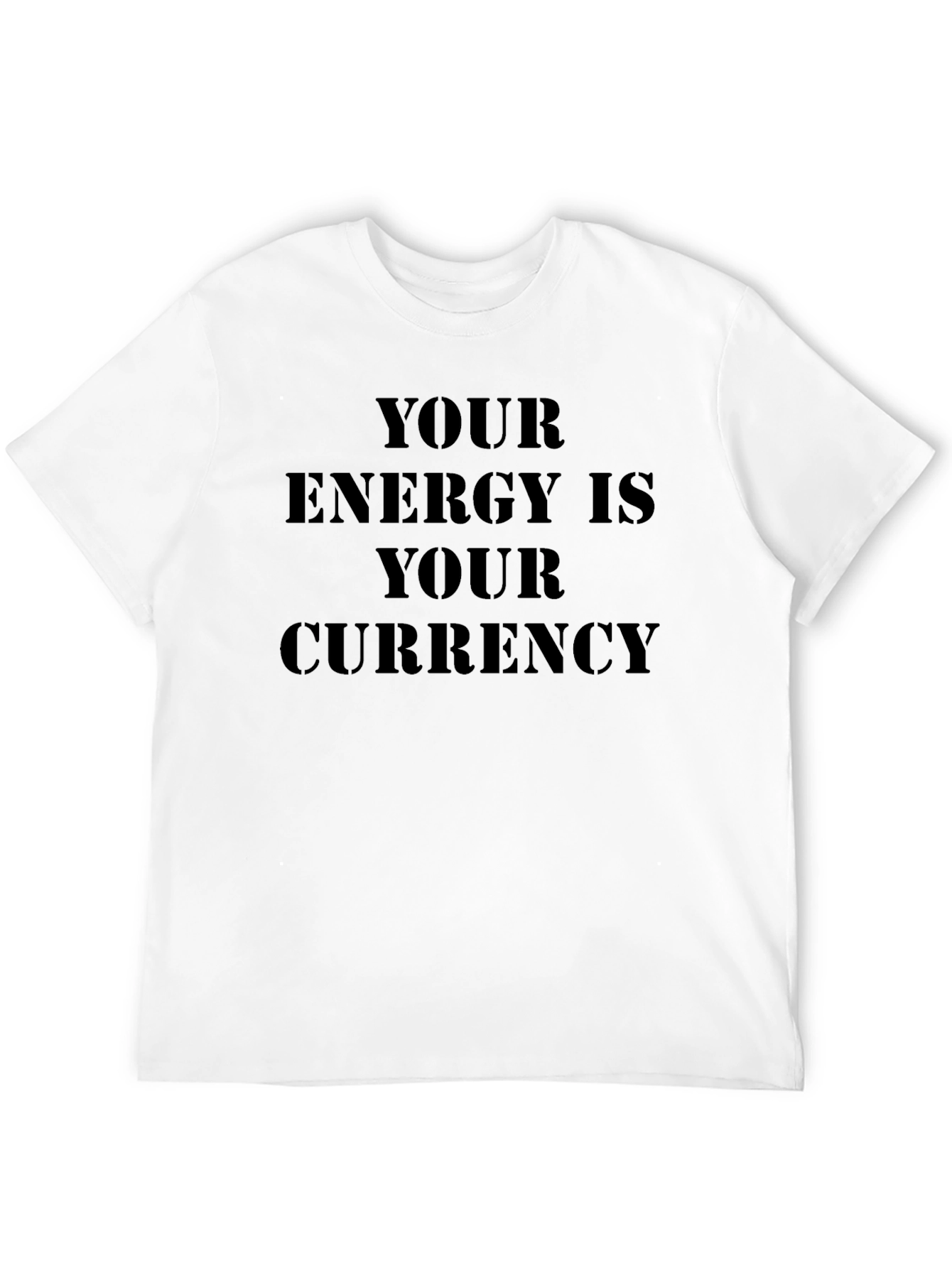 Energy Currency Black Graphic Tee