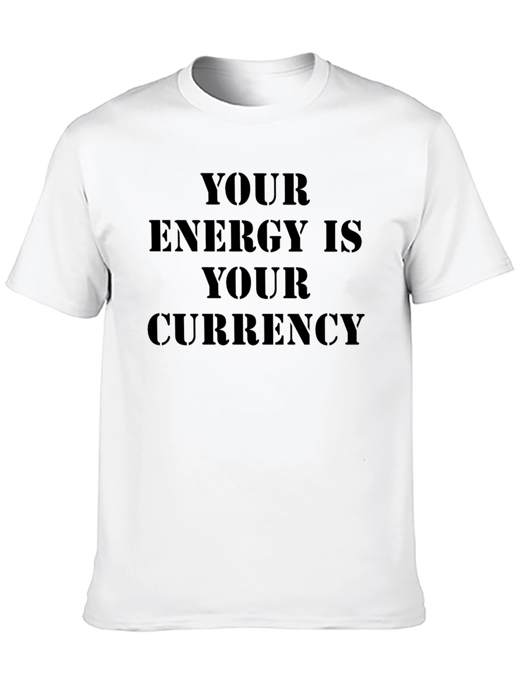 Energy Currency Black Graphic Tee
