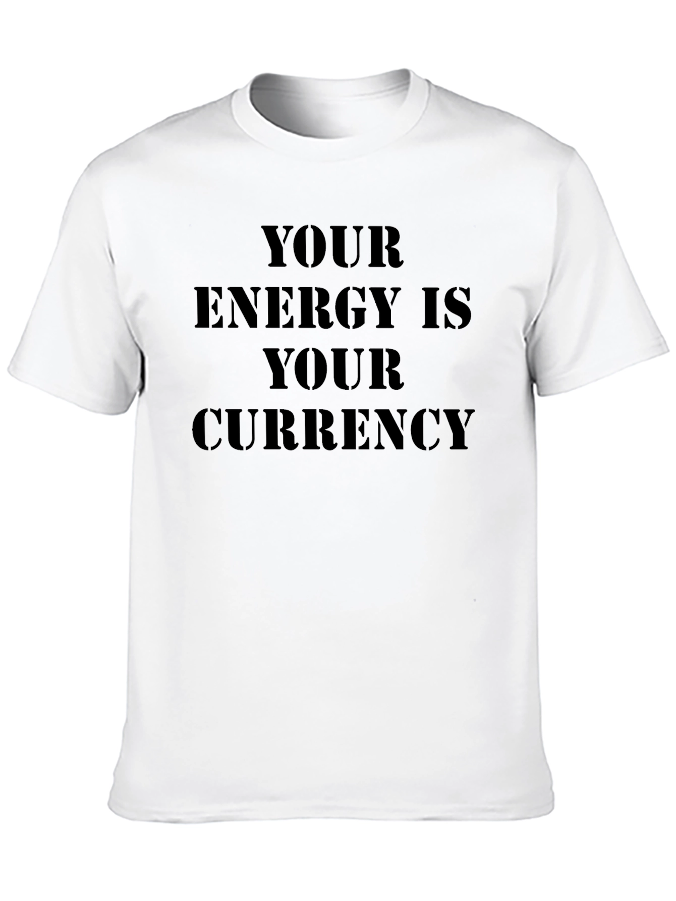 Energy Currency Black Graphic Tee
