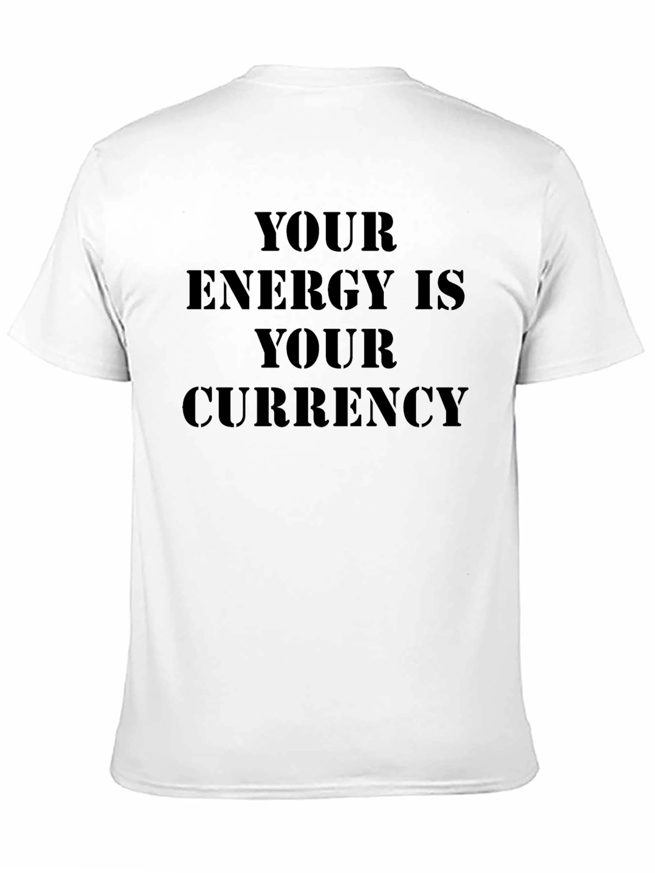 Energy Currency Black Graphic Tee