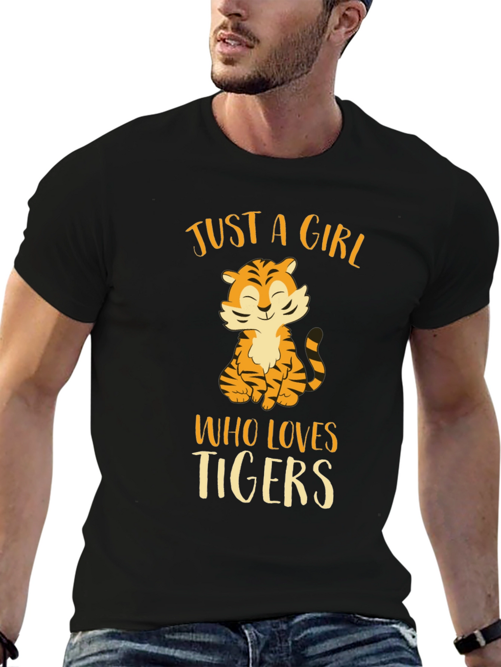 Just a Girl Who Loves Tigers T-Shirt