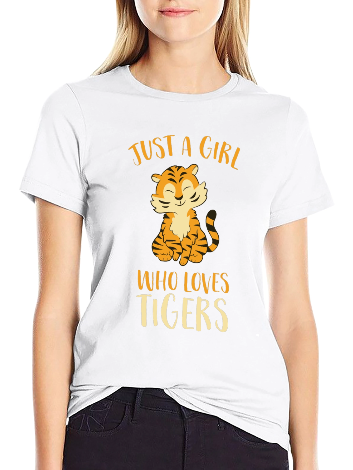 Just a Girl Who Loves Tigers T-Shirt