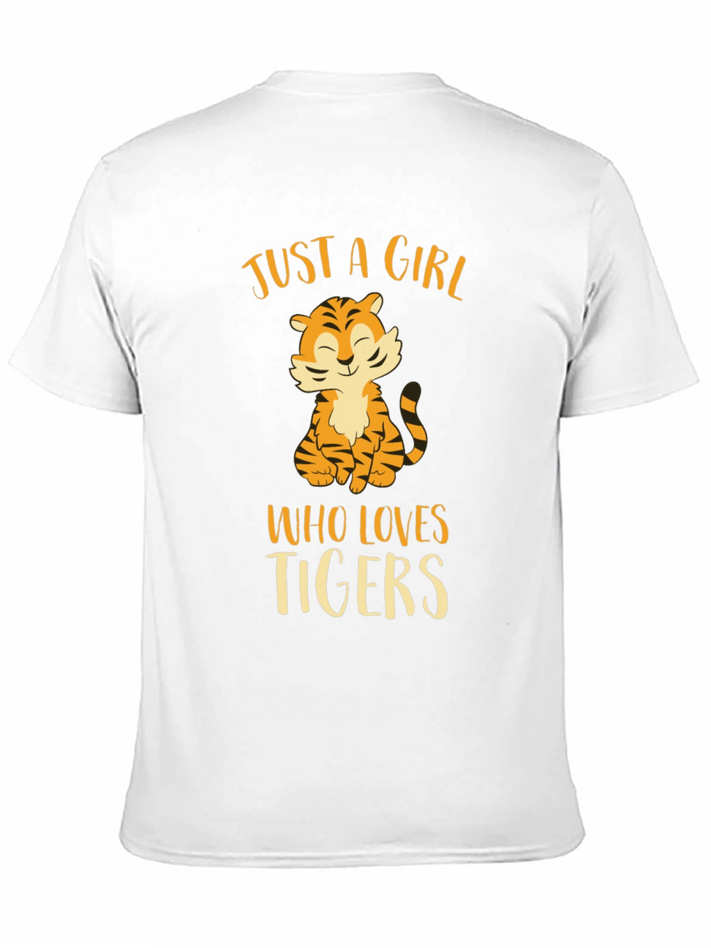 Just a Girl Who Loves Tigers T-Shirt