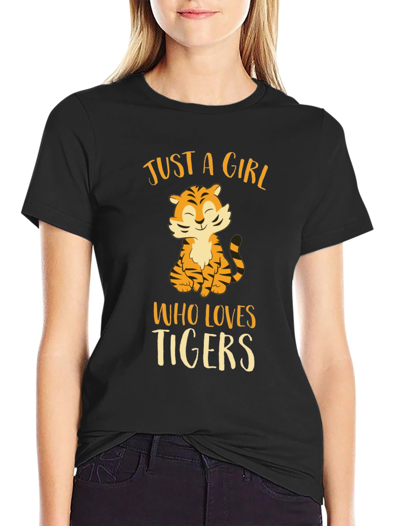 Just a Girl Who Loves Tigers T-Shirt