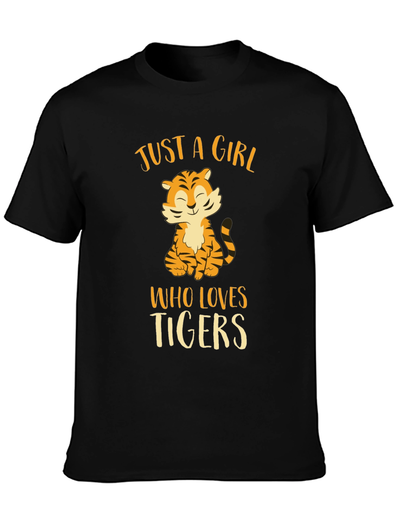 Just a Girl Who Loves Tigers T-Shirt
