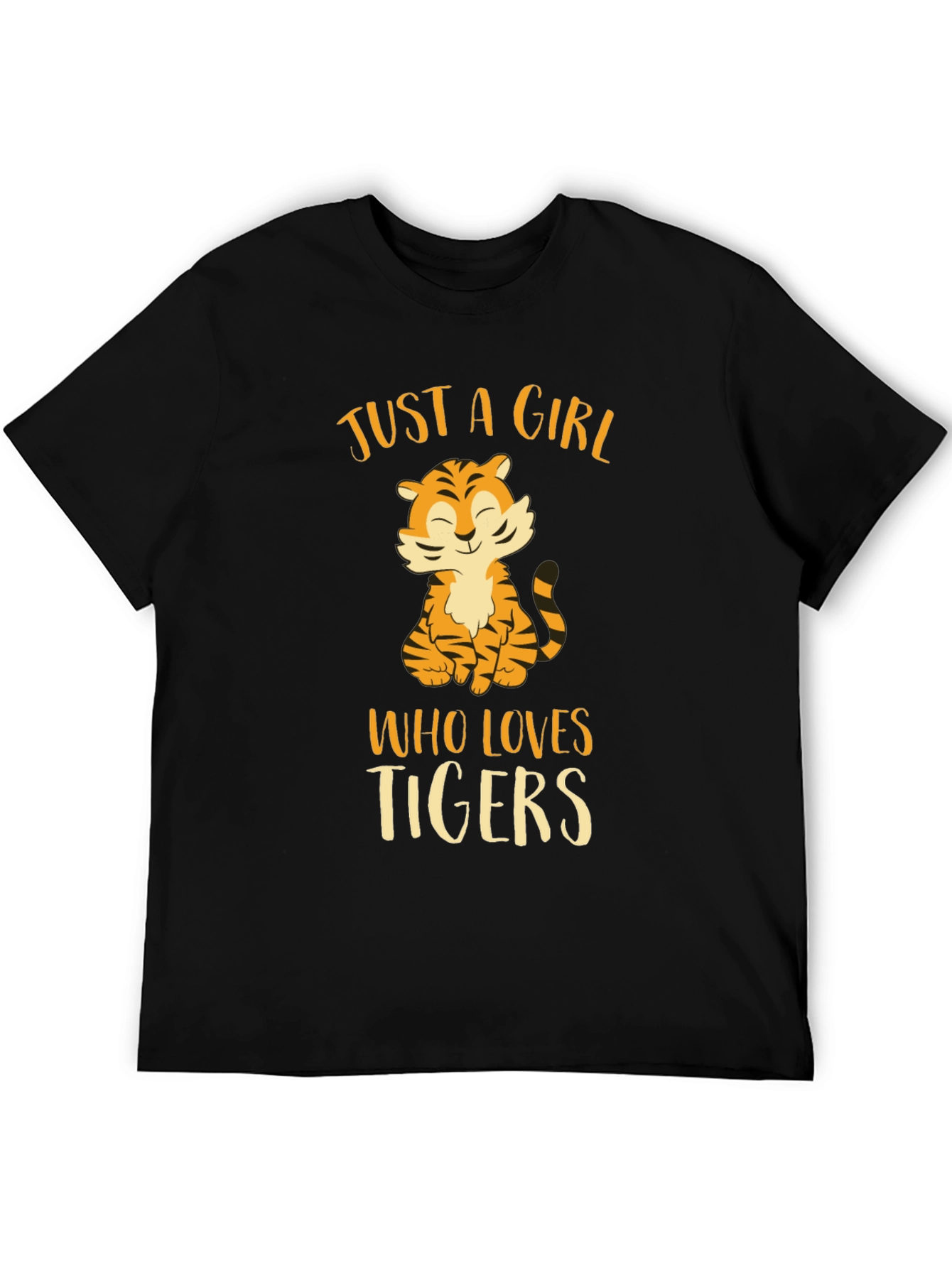 Just a Girl Who Loves Tigers T-Shirt